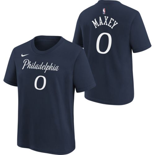 Nike Youth Philadelphia 76ers Tyrese Maxey #0 Blue Swingman Icon