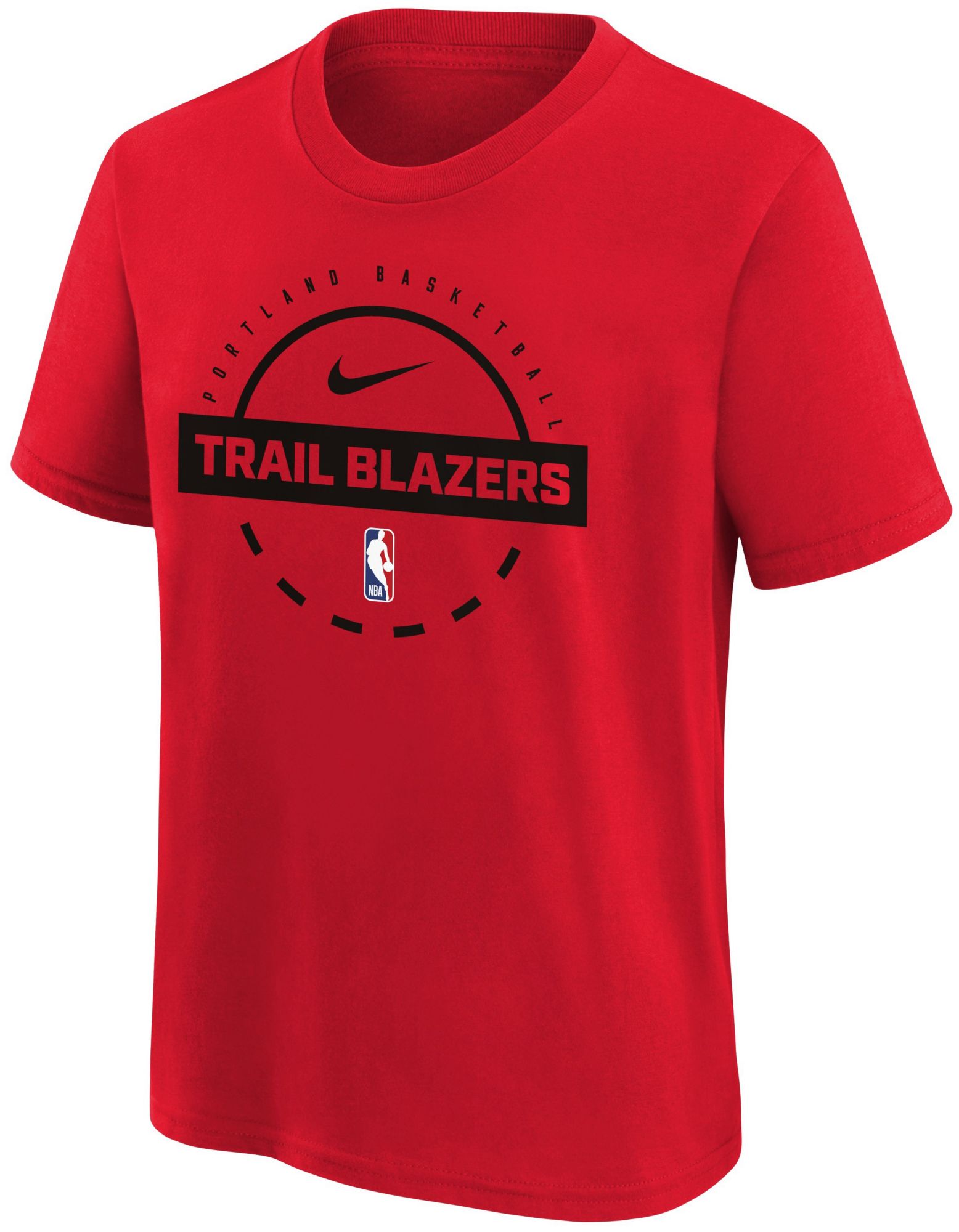 Nike Youth Portland Trail Blazers Red On Court Practice Long Sleeve T-Shirt product image