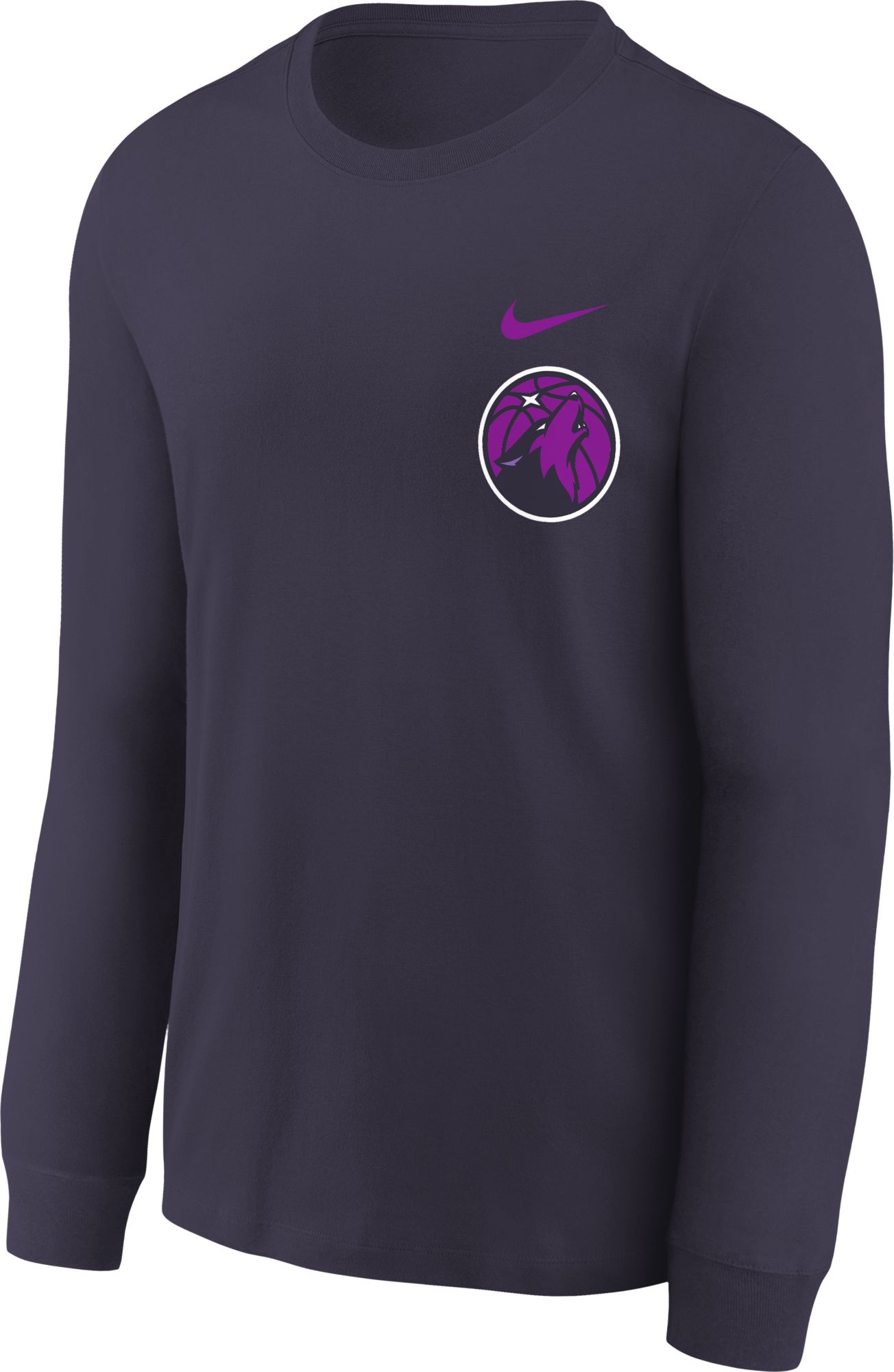 Nike Youth 2025-26 City Edition Minnesota Timberwolves Logo Long Sleeve Shirt product image