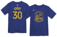 Nike Boys' Golden State Warriors Steph Curry #30 Blue T-Shirt