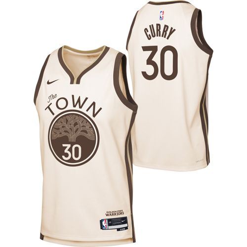 Nike Youth Golden State Warriors Steph Curry #30 White Swingman