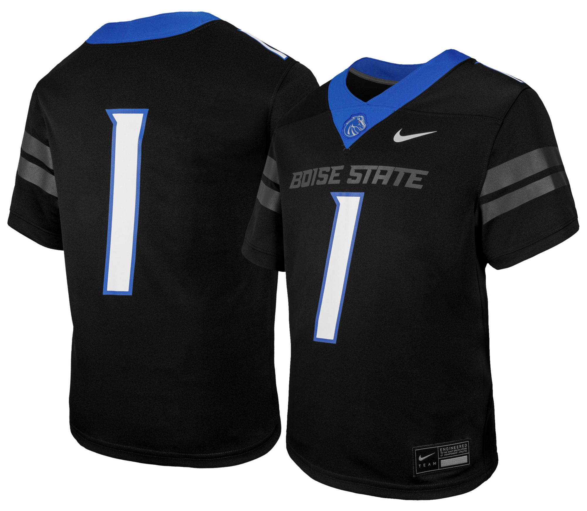 Nike Youth Boise State Broncos Black Replica Home Football Jersey product image