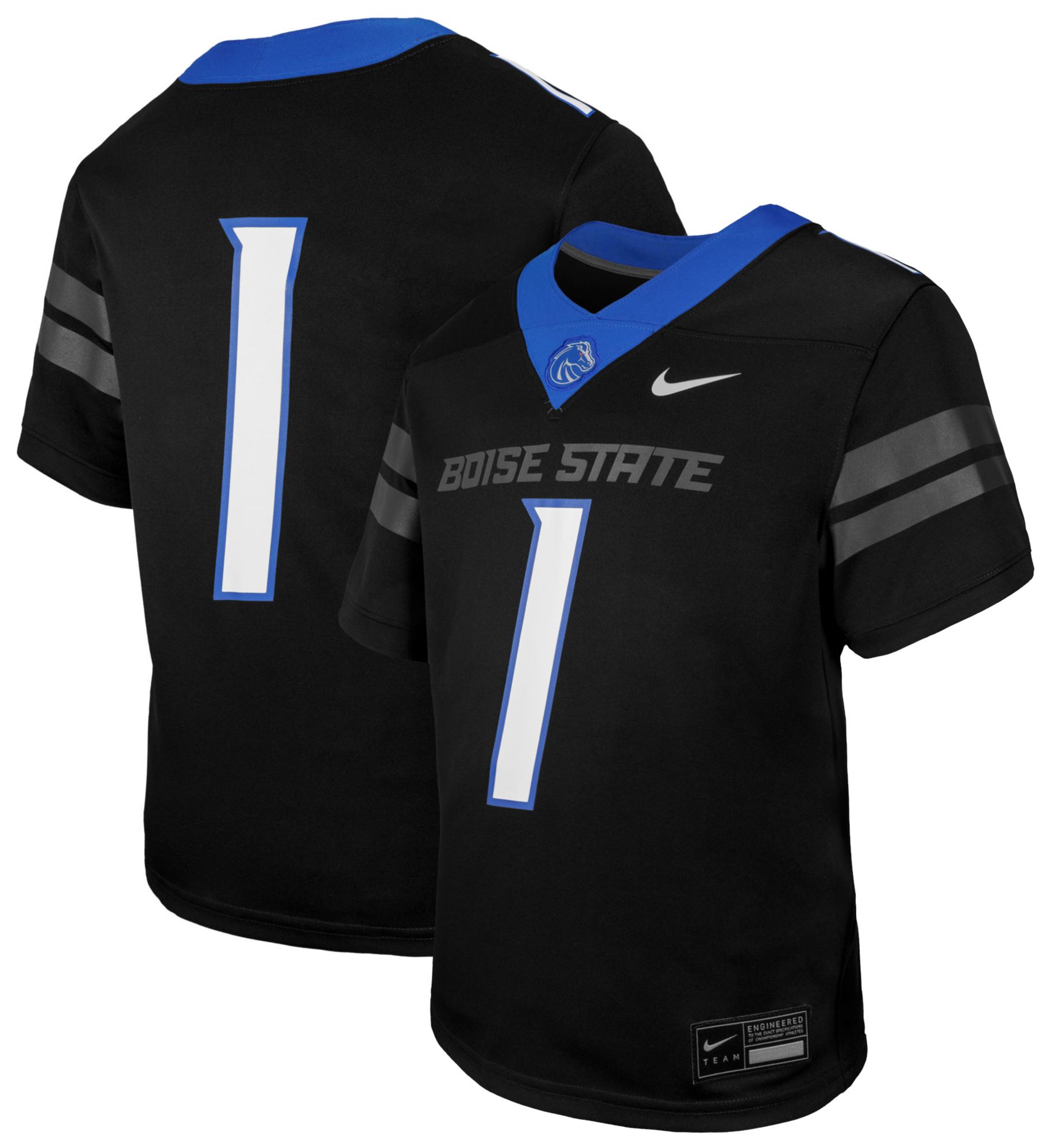 Nike Youth Boise State Broncos Black Replica Football Jersey product image