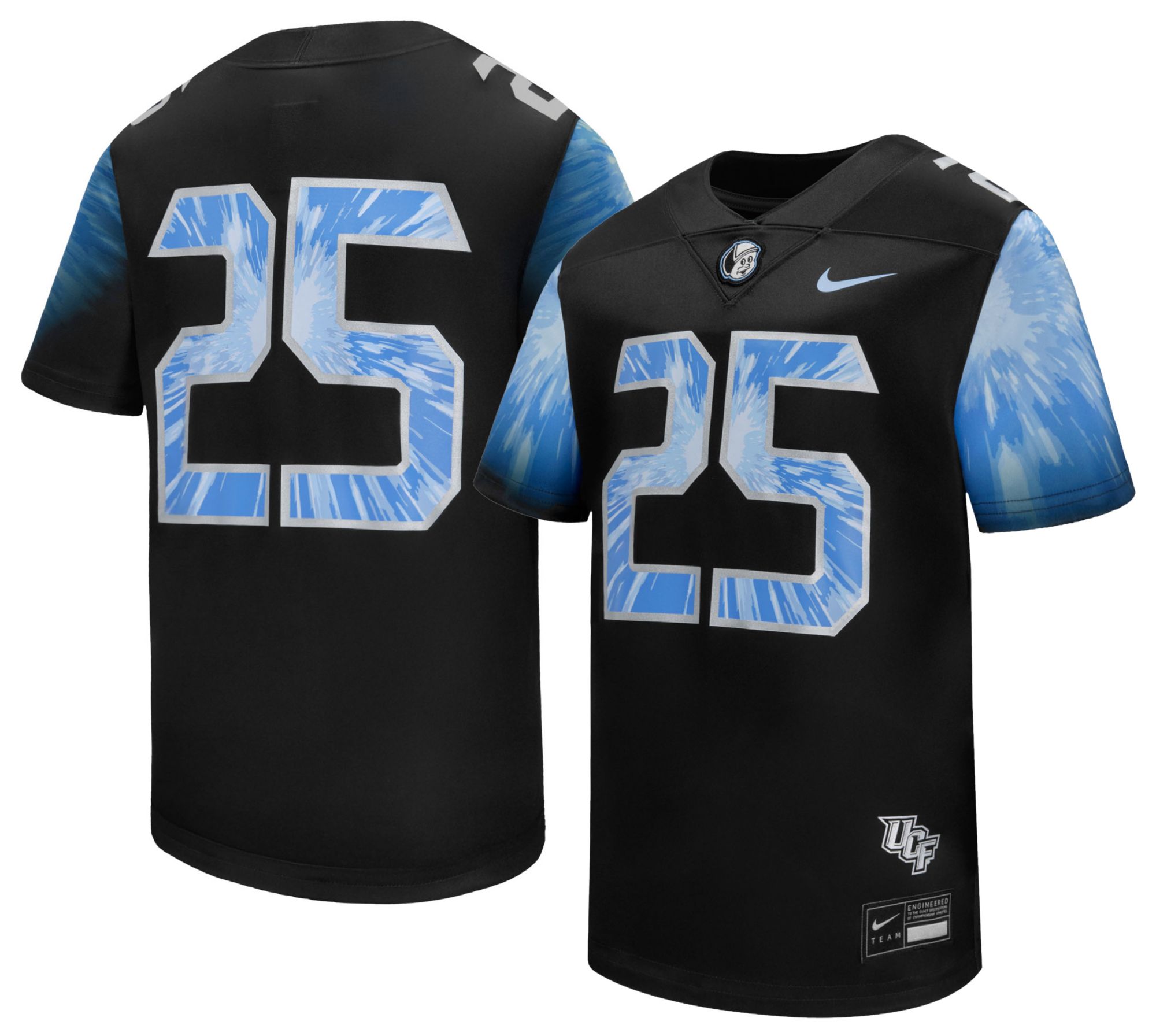 Nike Youth UCF Knights Black 2025 Space Game Replica Alternate Football Jersey product image