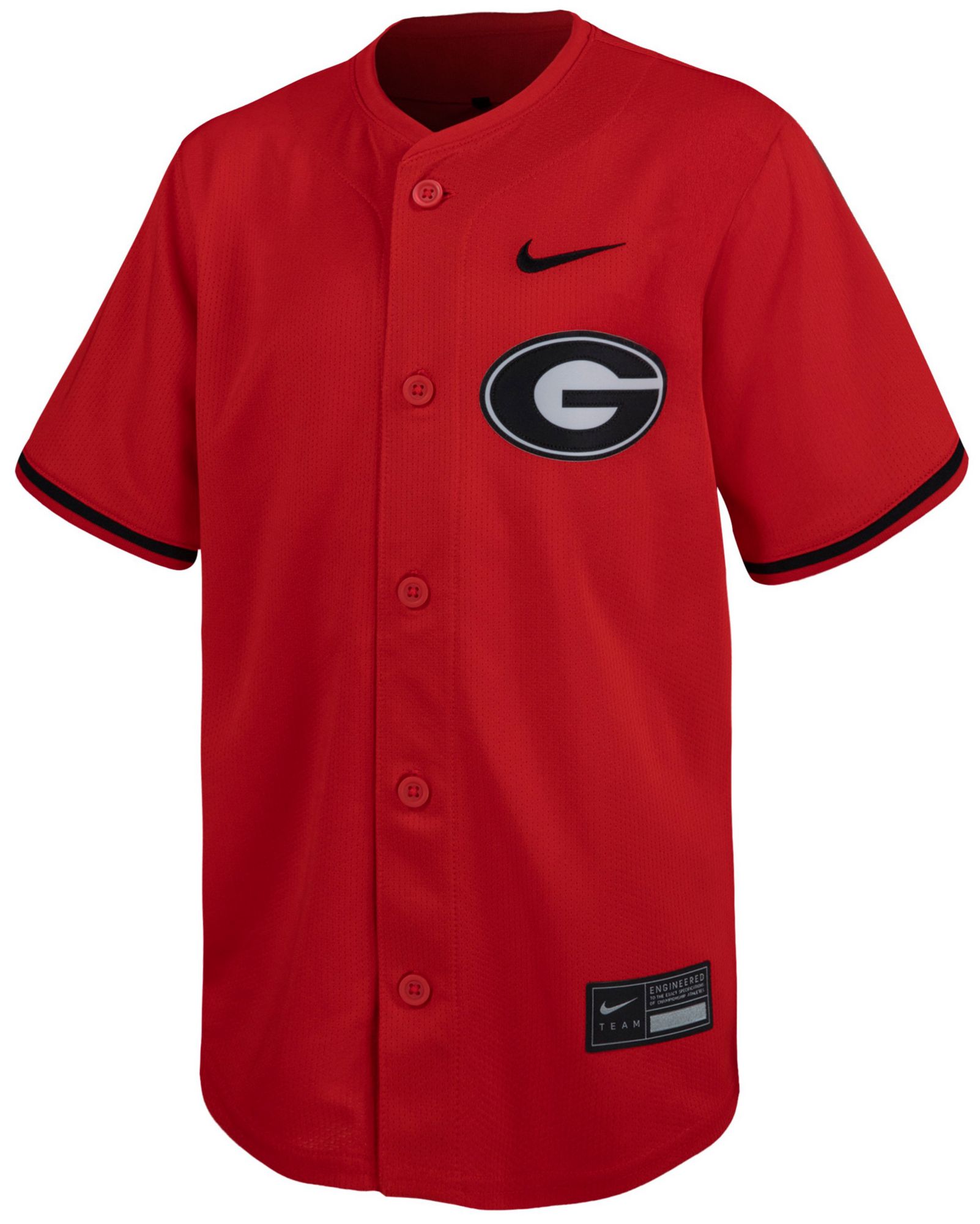 Nike Youth Georgia Bulldogs Red Replica Baseball Jersey product image