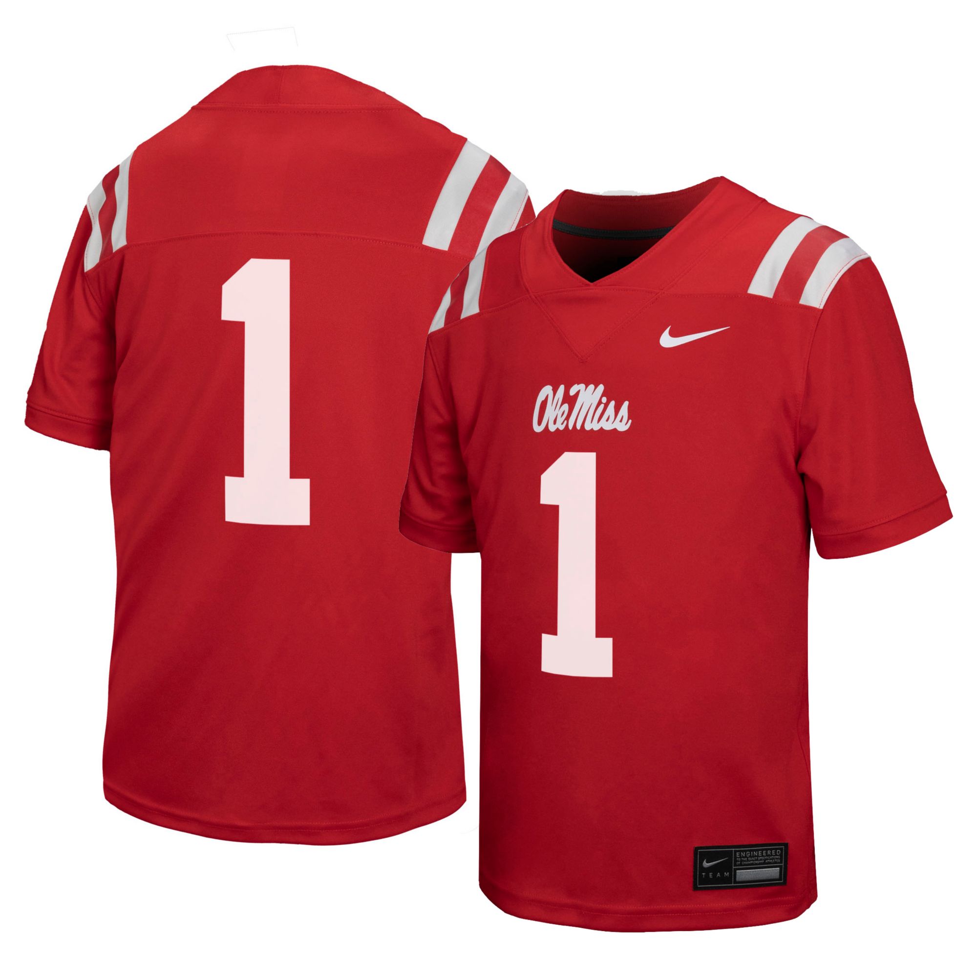 Nike Youth Ole Miss Rebels Red Replica Alternate Football Jersey product image