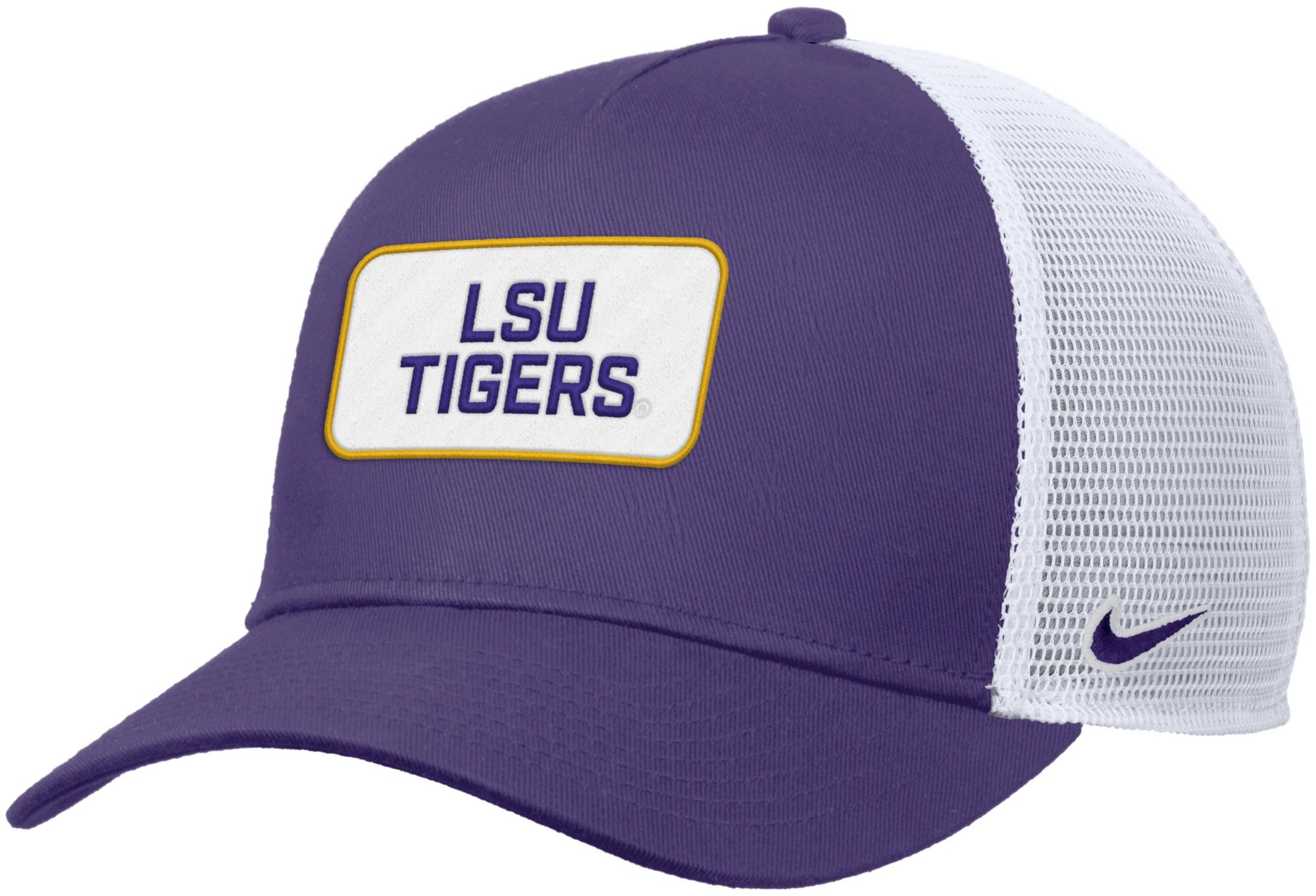Nike Youth LSU Tigers Purple Rise Twill Patch Trucker Hat product image