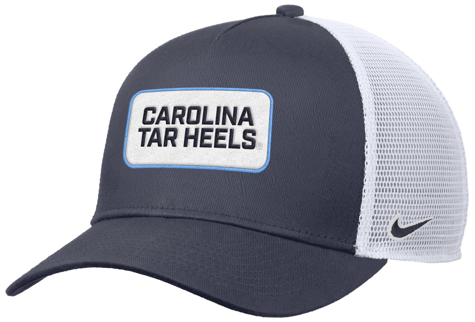 Nike Youth North Carolina Tar Heels Navy Rise Twill Patch Trucker Hat product image