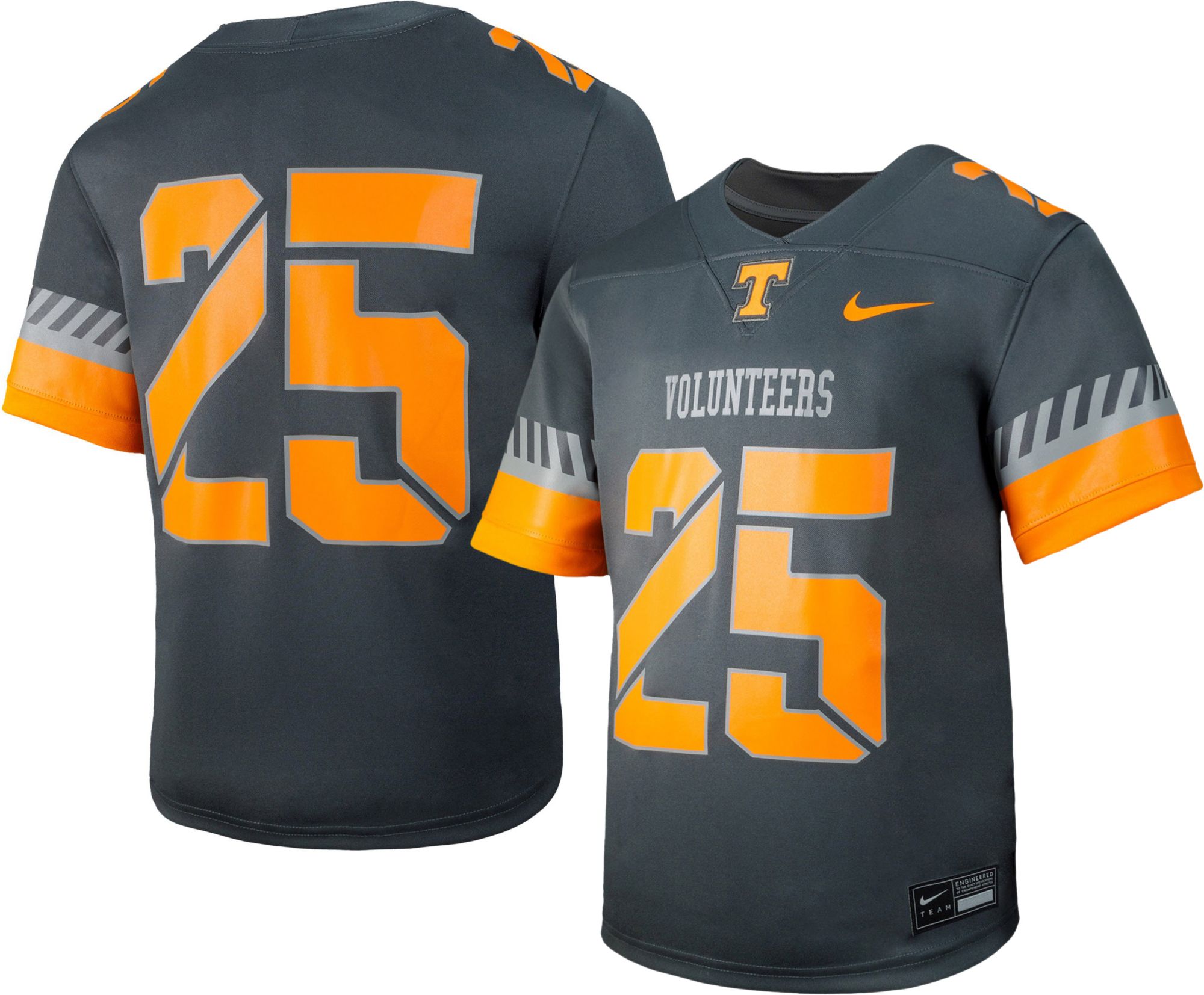 Nike Youth Tennessee Volunteers Smokey Grey Dri-FIT Replica Alternate Football Game Jersey product image