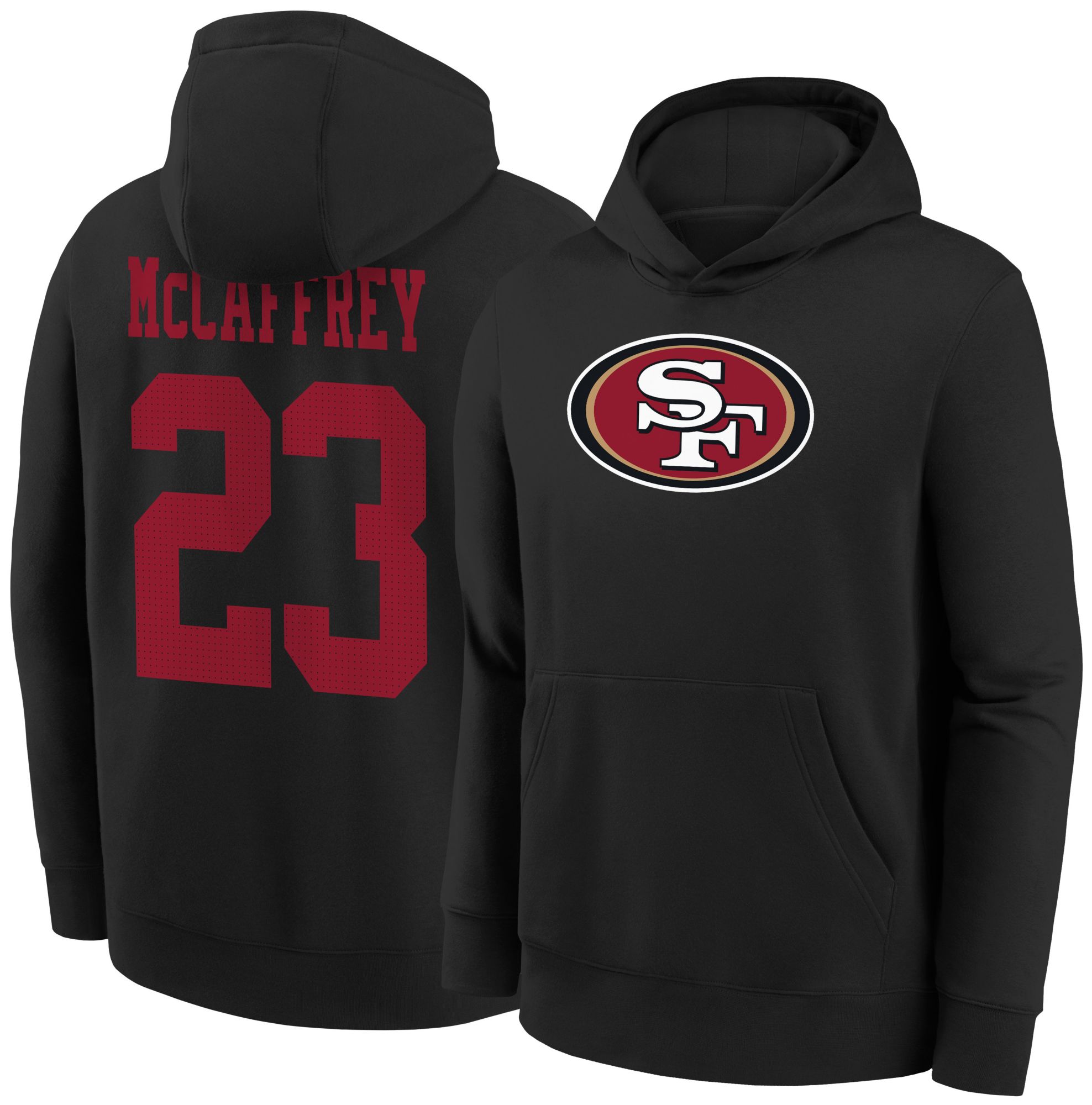 Nike Youth San Francisco 49ers Christian McCaffrey #23 Pullover Hoodie product image