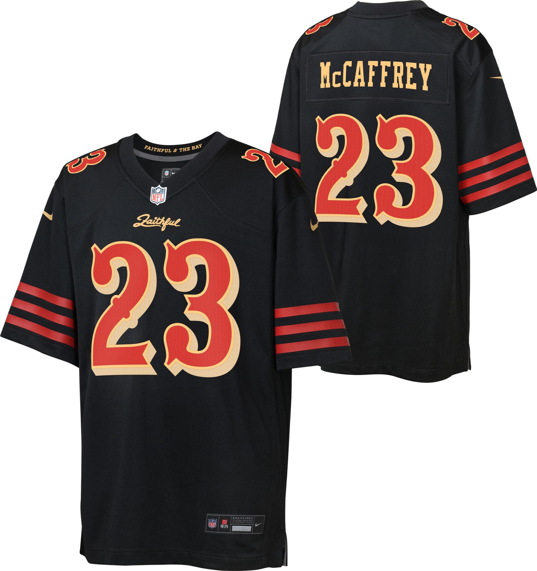 Nike Youth San Francisco 49ers Christian McCaffrey #23 NFL Rivalries Game Jersey product image
