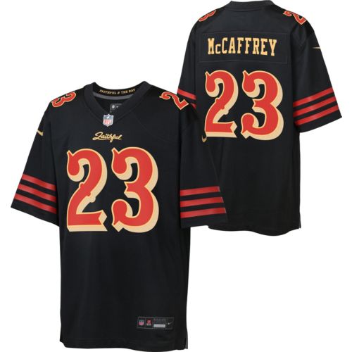Nike Boys' San Francisco 49ers Christian McCaffrey #23 Black NFL