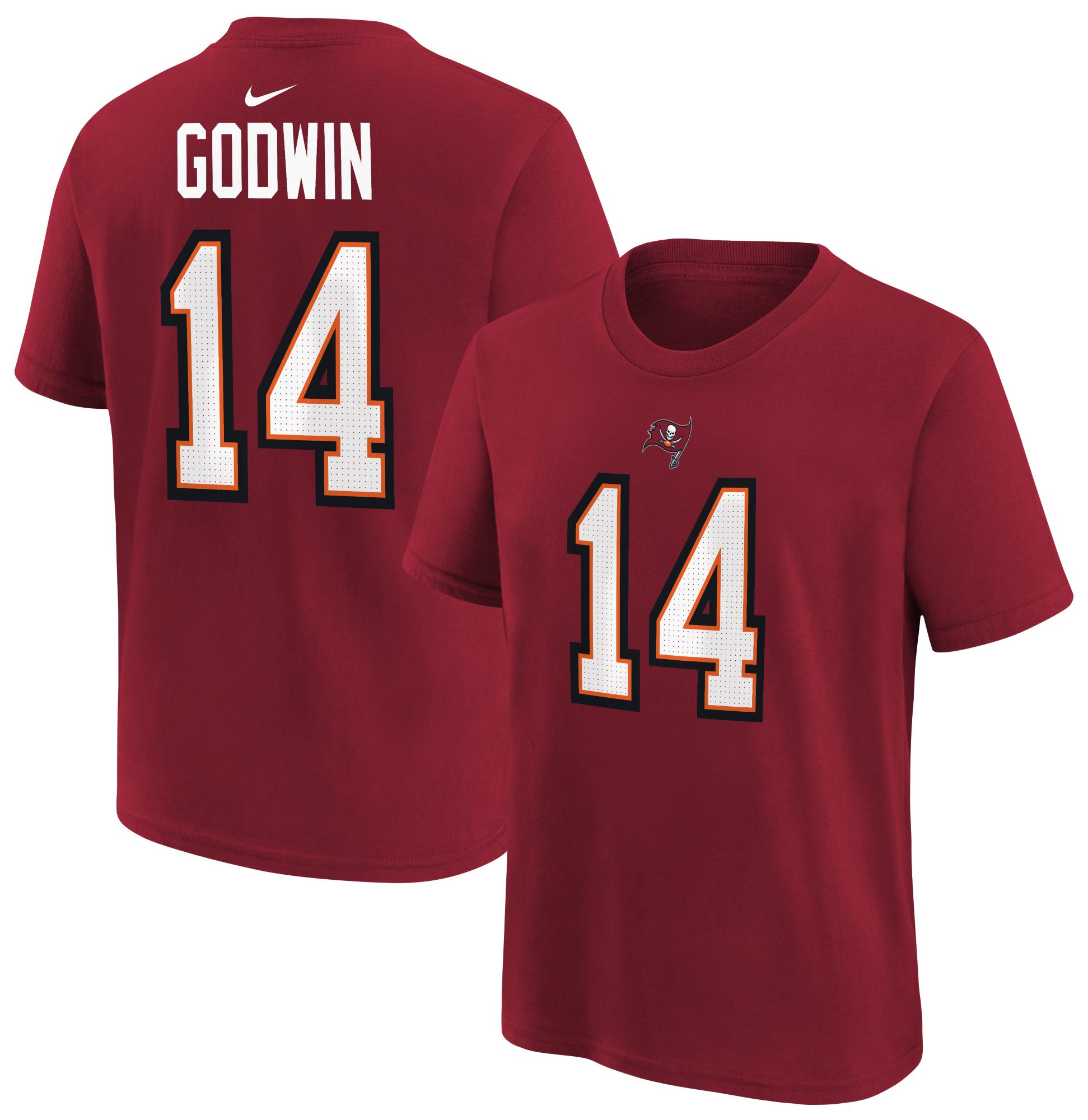 Nike Youth Tampa Bay Buccaneers Chris Godwin Jr. #14 Gym Red T-Shirt product image