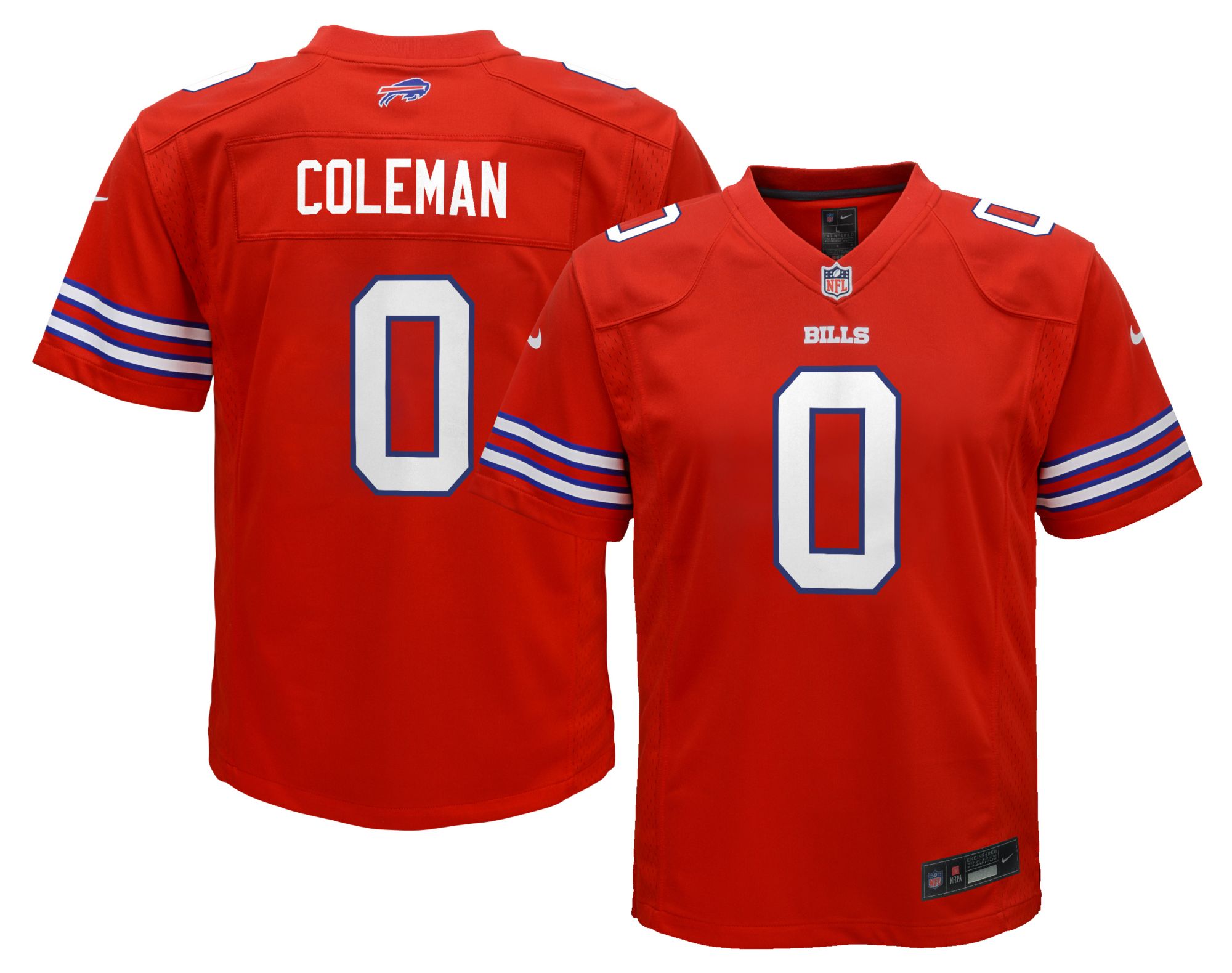 Nike Youth Buffalo Bills Keon Coleman #0 Red Alternate Game Jersey product image