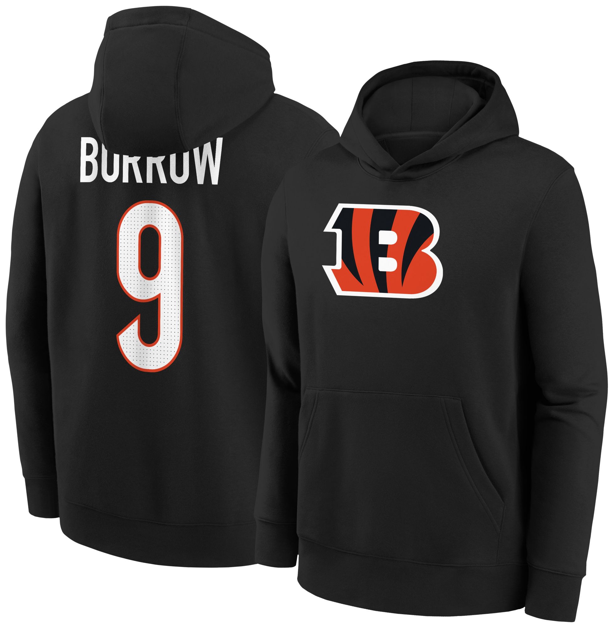 Nike Youth Cincinnati Bengals Joe Burrow #9 Pullover Hoodie product image