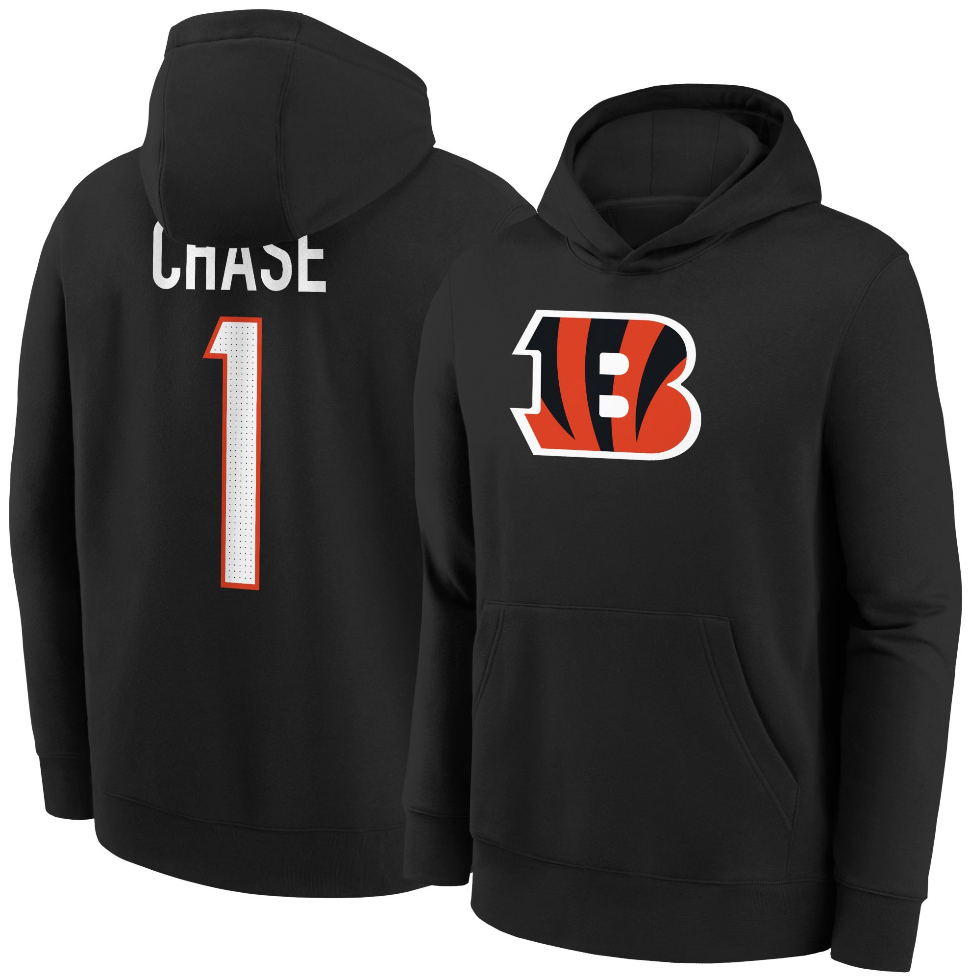 Nike Youth Cincinnati Bengals Ja'Marr Chase #1 Pullover Hoodie product image