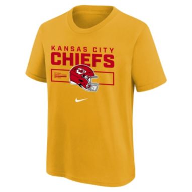 sorry, Nike Youth Kansas City Chiefs University Gold Helmet Essential Short Sleeve T-Shirt is currently out of stock