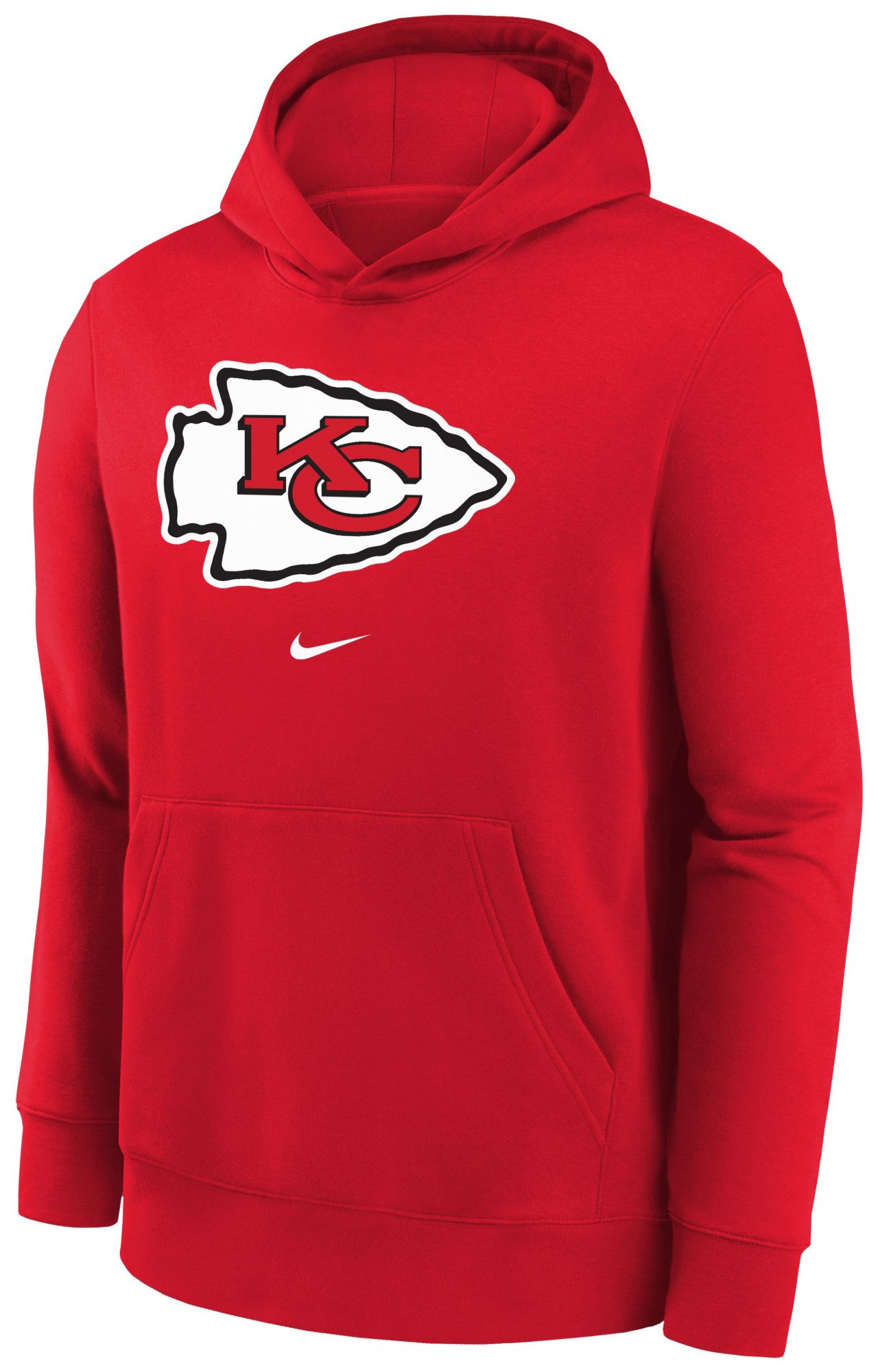 Nike Youth Kansas City Chiefs University Red Club Logo Pullover Hoodie product image