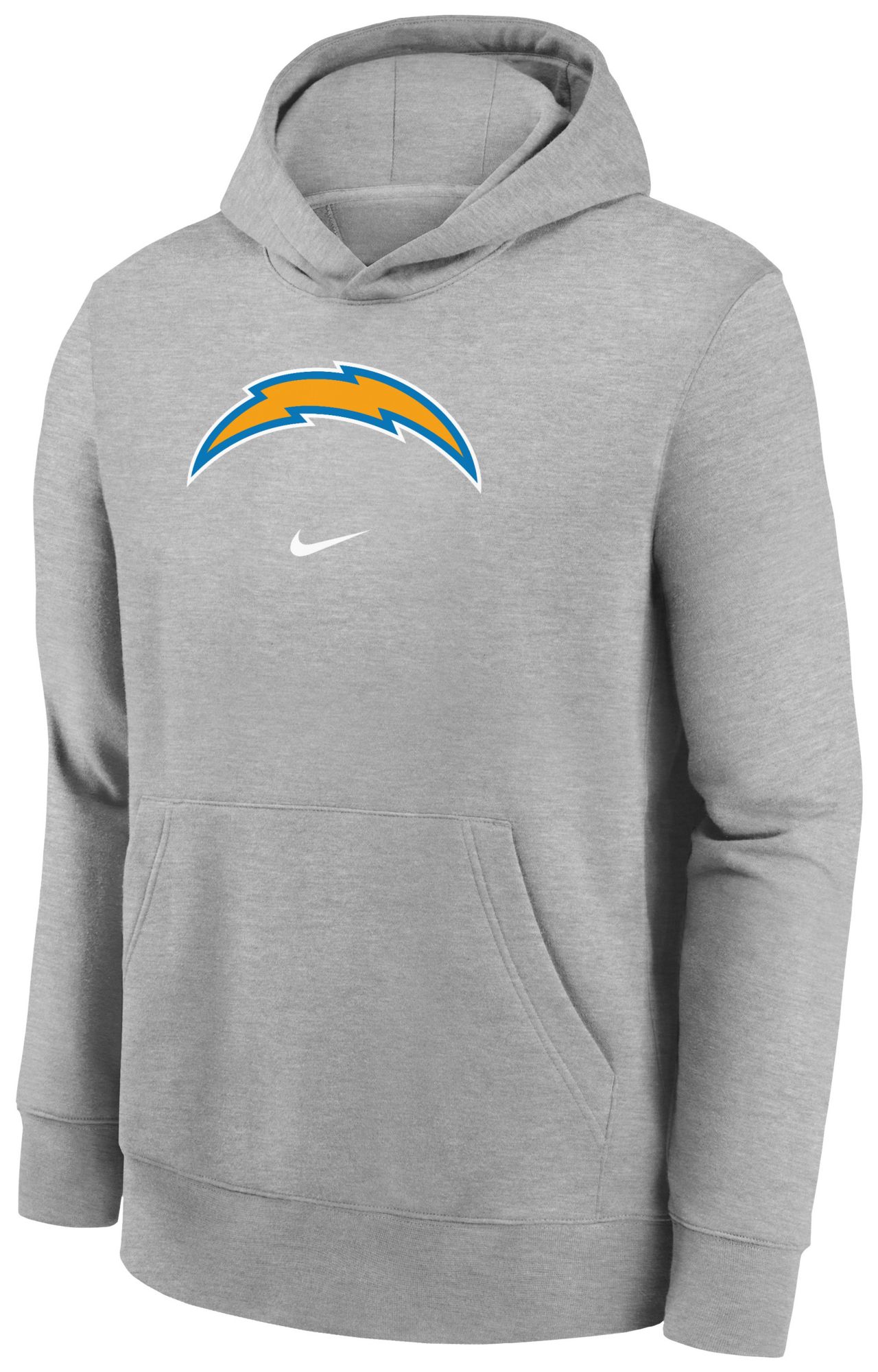 Nike Youth Los Angeles Chargers Grey Club Logo Pullover Hoodie product image