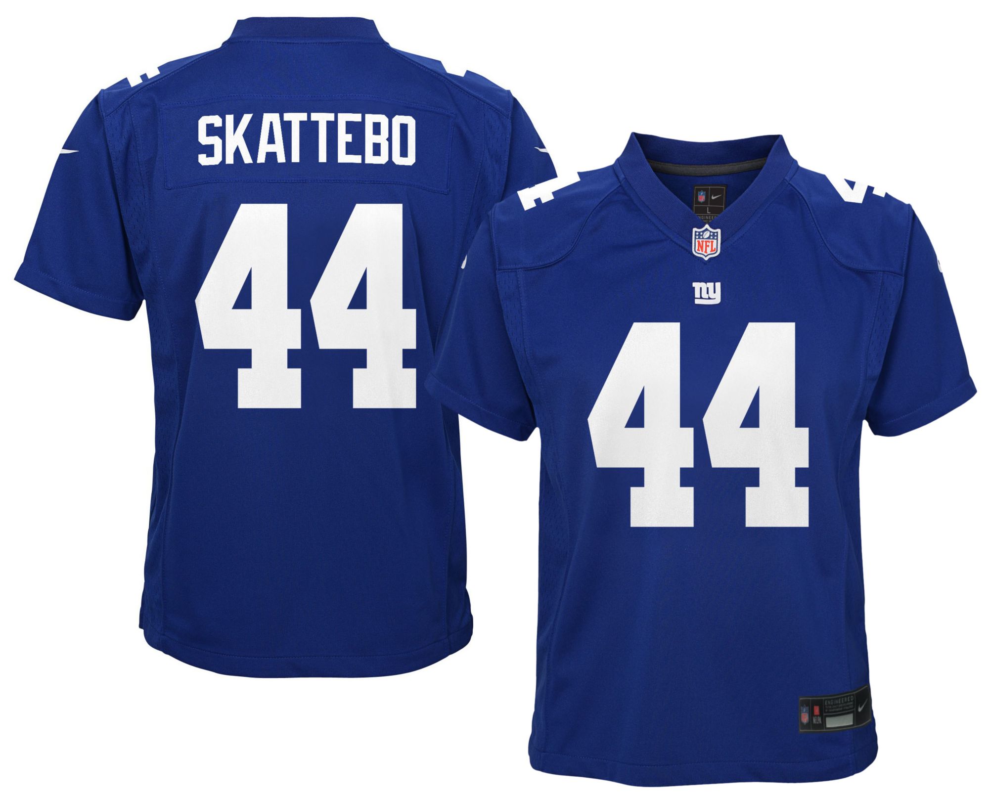Nike Youth New York Giants Cameron Skattebo #44 Blue Home Jersey product image