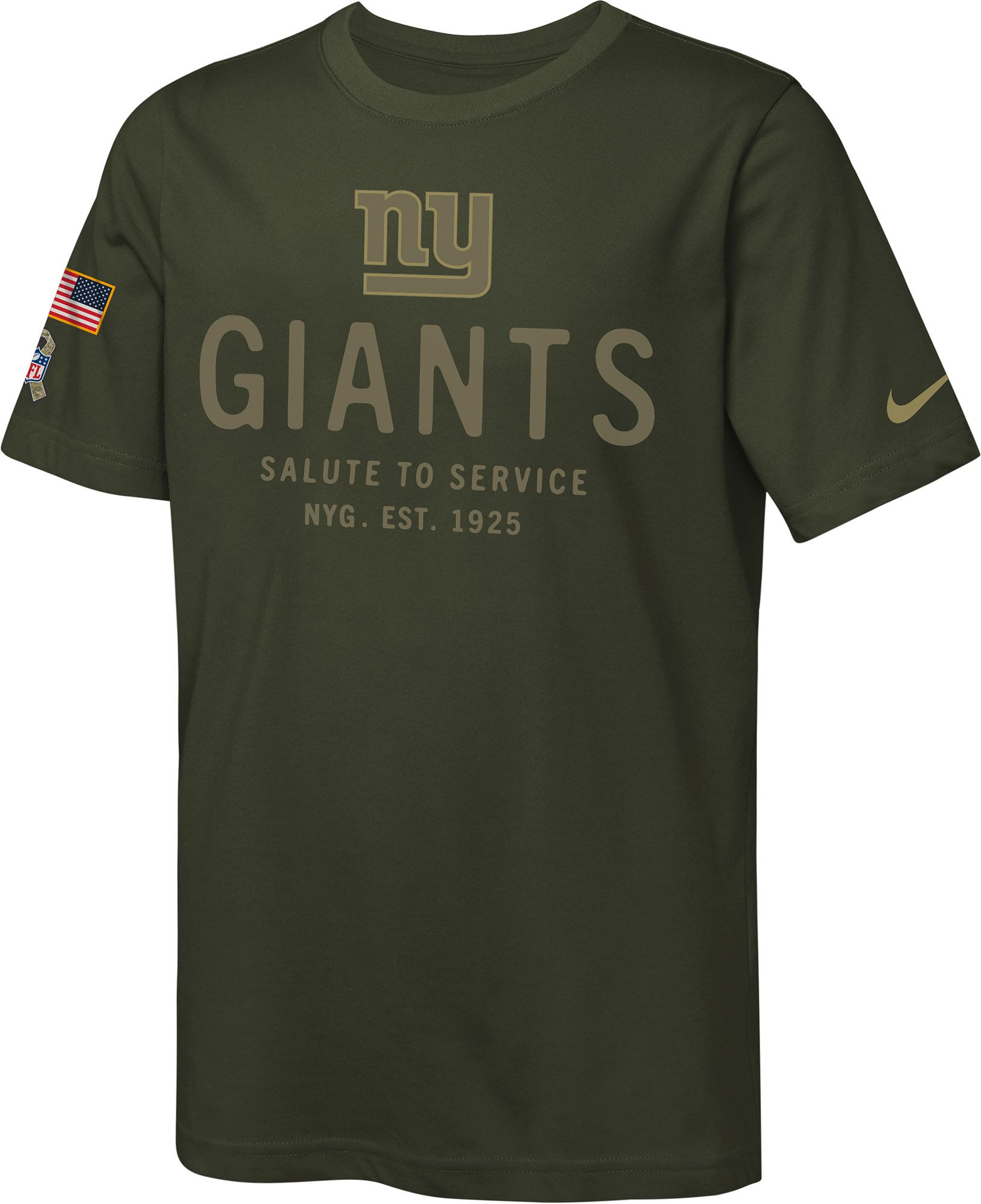Nike Youth New York Giants Sequoia Salute to Service 2025 Dri-FIT T-Shirt product image