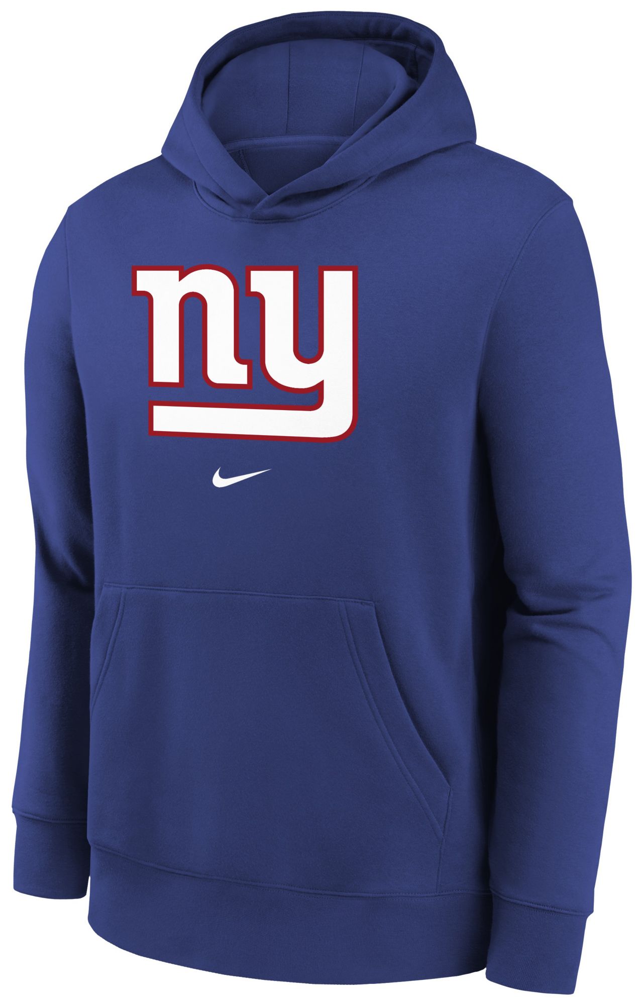 Nike Youth New York Giants Rush Blue Club Logo Pullover Hoodie product image
