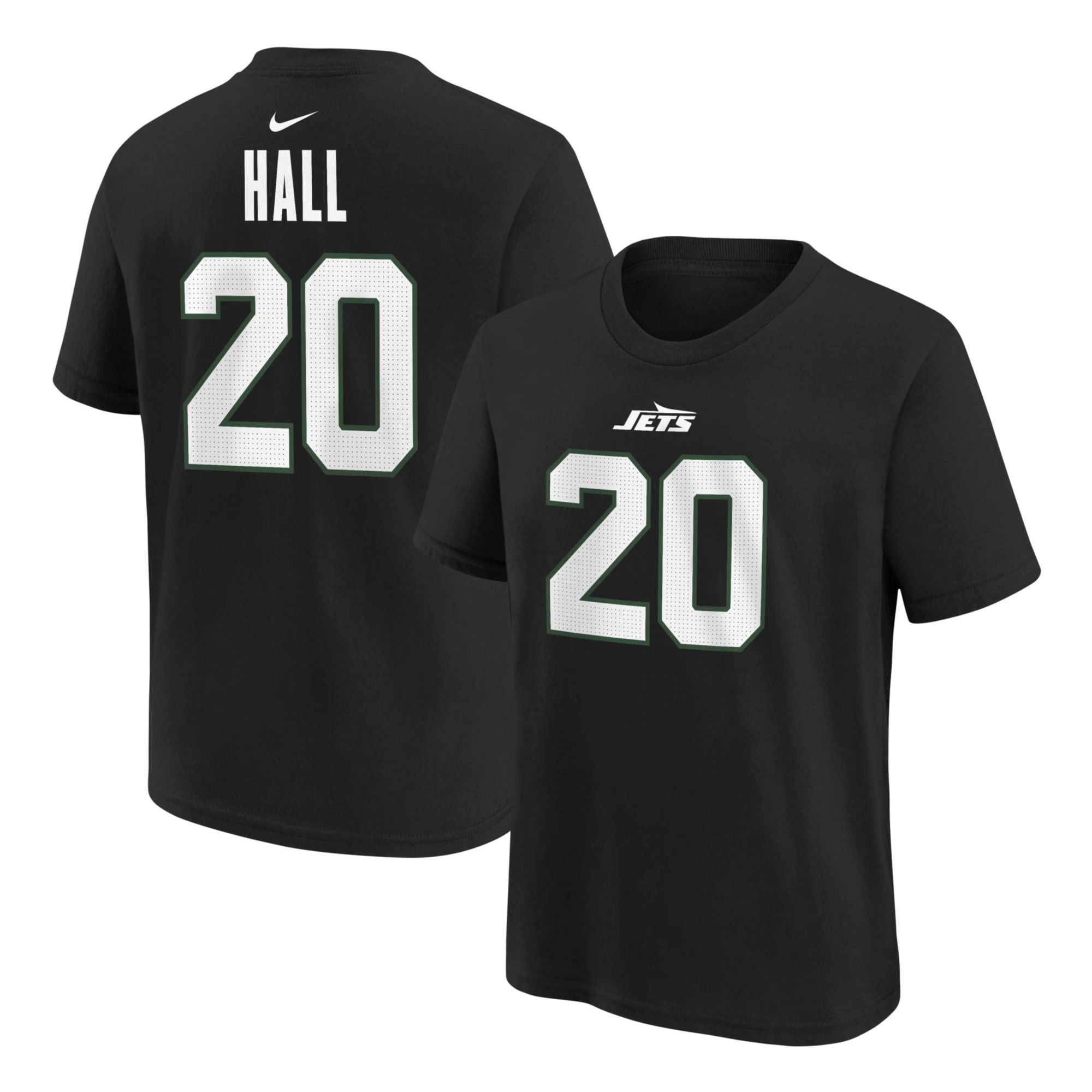 Nike Youth New York Jets Breece Hall #20 Black T-Shirt product image