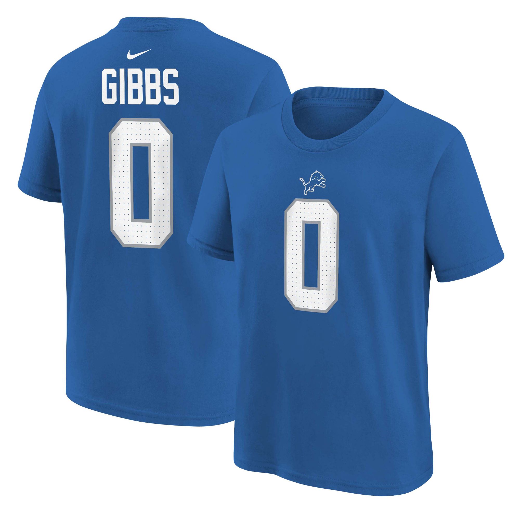 Nike Youth Detroit Lions Jahmyr Gibbs #0 Blue T-Shirt product image