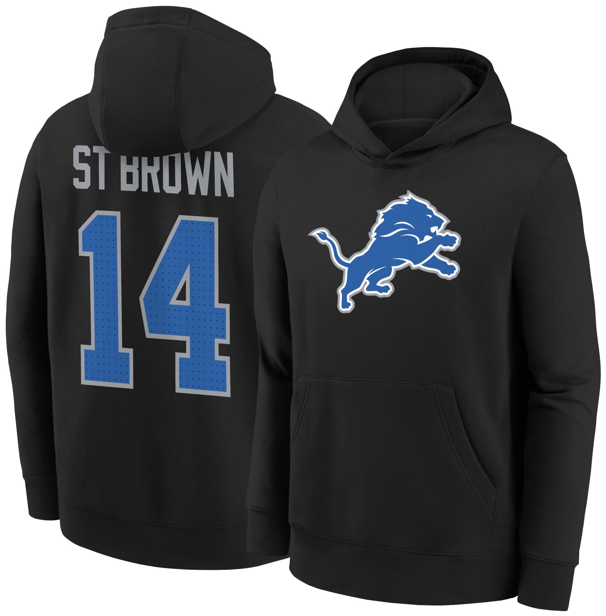 Nike Youth Detroit Lions Amon-Ra St. Brown #14 Pullover Hoodie product image