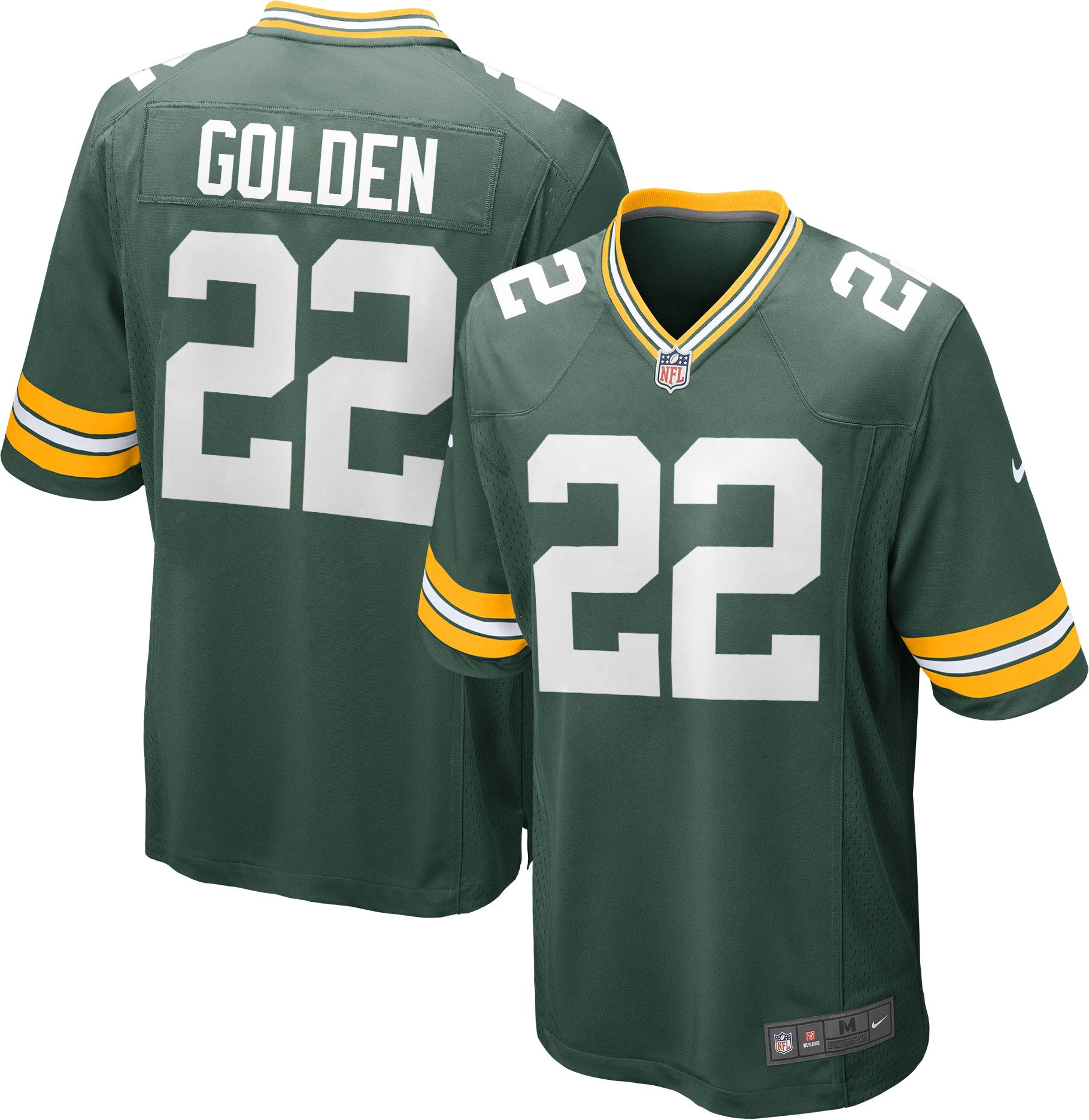 Nike Youth Green Bay Packers Matthew Golden #22 Green Game Jersey product image