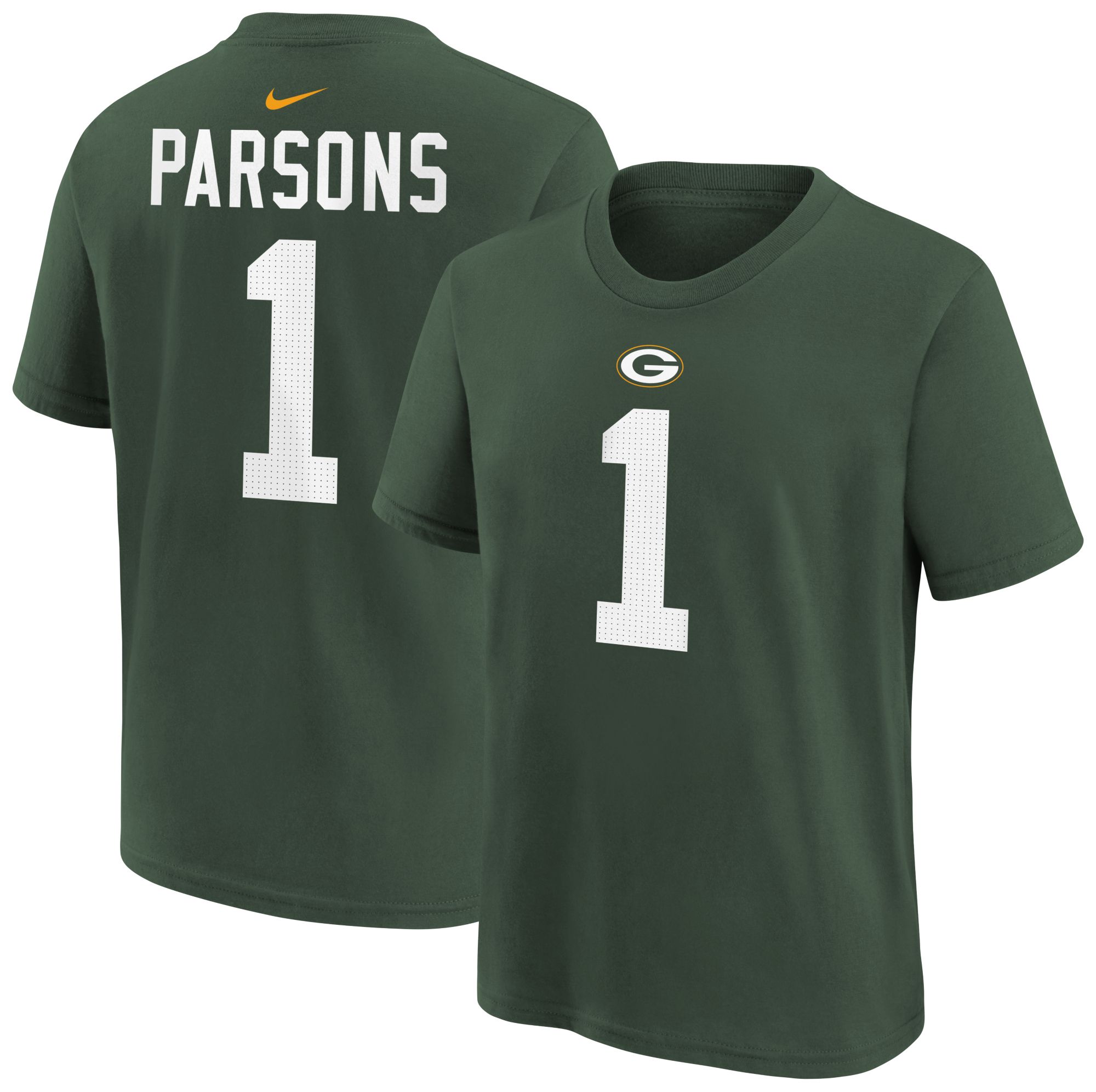 Nike Youth Green Bay Packers Micah Parsons #1 Green T-Shirt product image