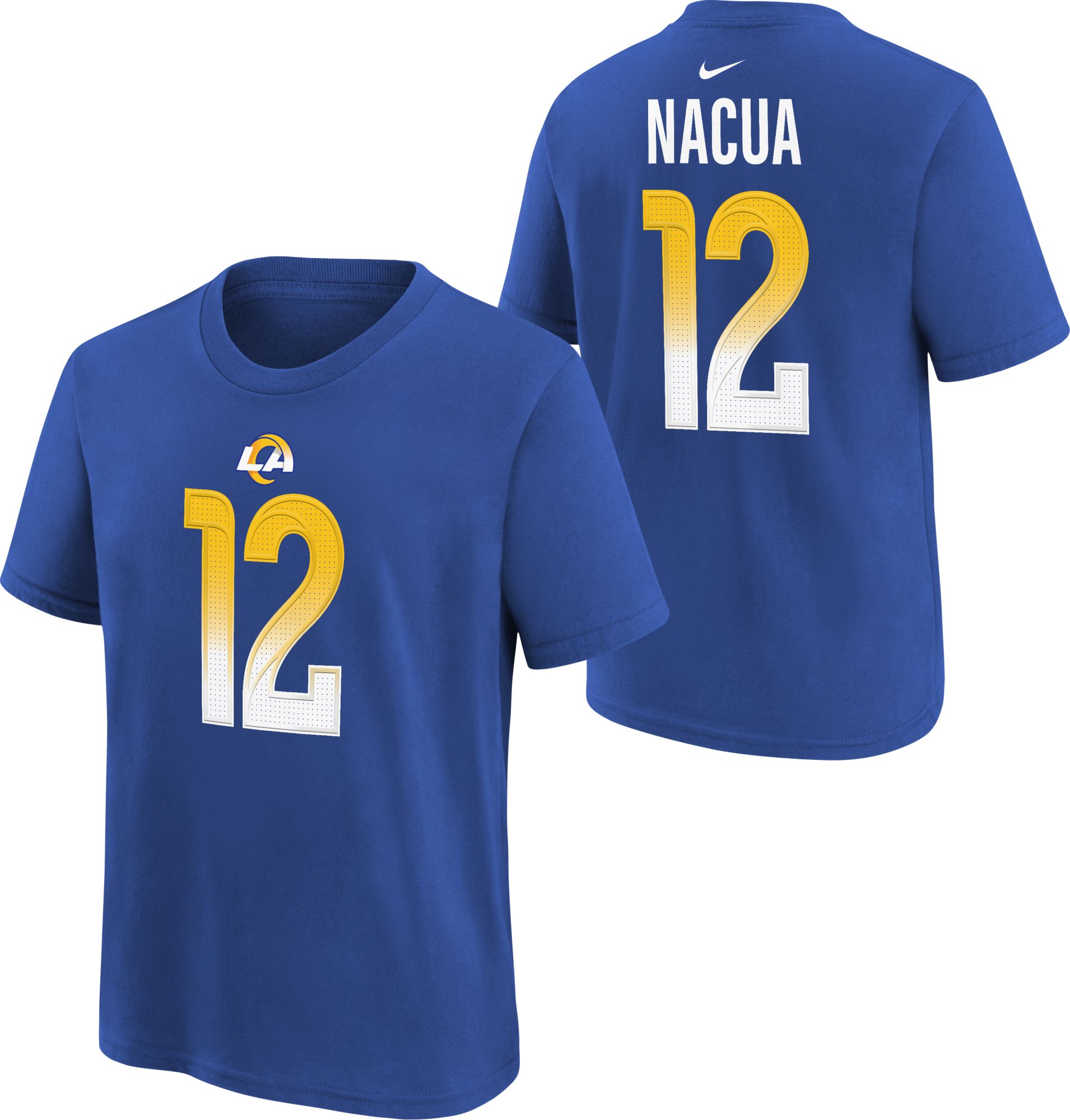 Nike Youth Los Angeles Rams Puka Nacua #12 Game Royal T-Shirt product image