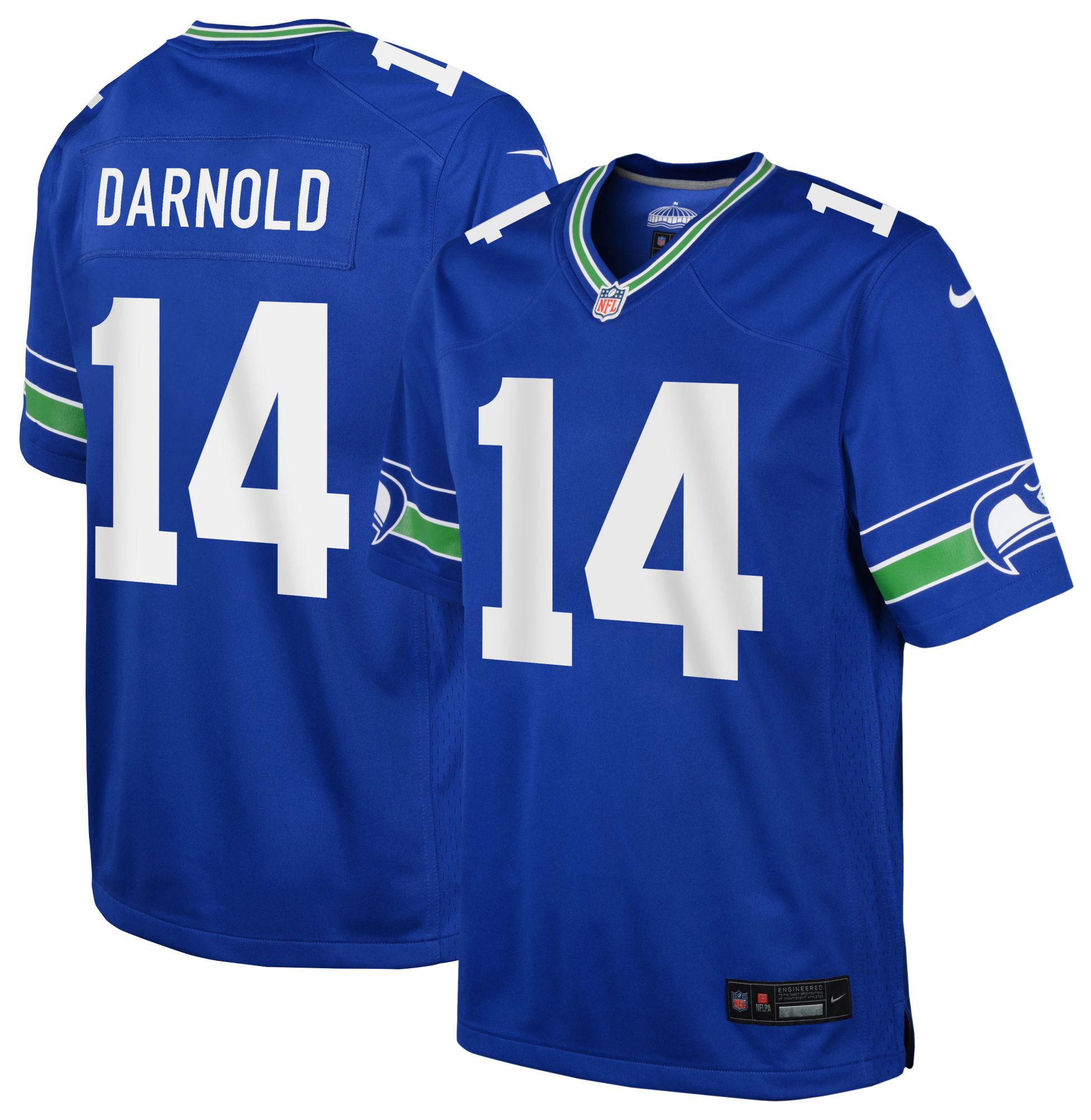 Nike Youth Seattle Seahawks Sam Darnold #14 Royal Game Alternate Jersey product image