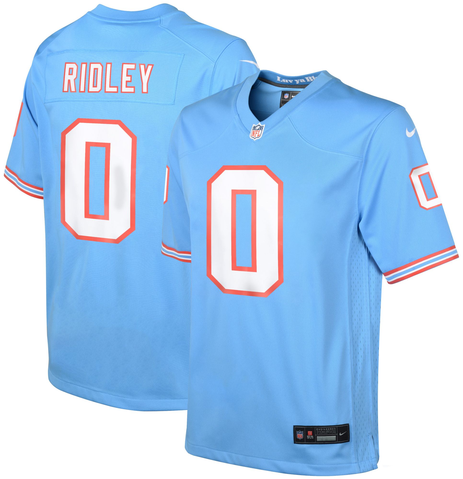 Nike Youth Tennessee Titans Calvin Ridley #0 Light Blue Alternate Game Jersey product image