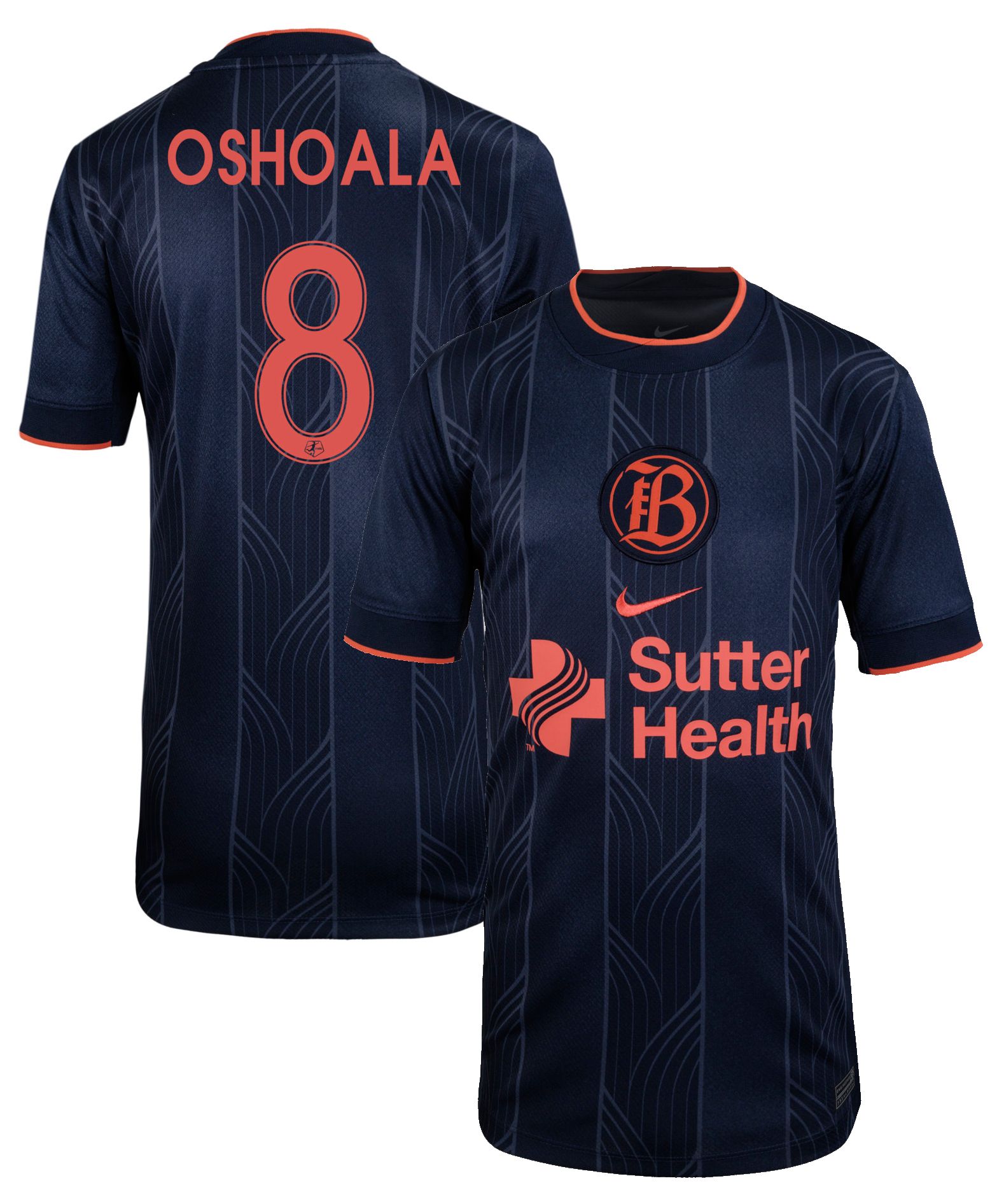 Nike Youth Bay FC Asisat Oshoala #8 Grey Away Replica Jersey product image
