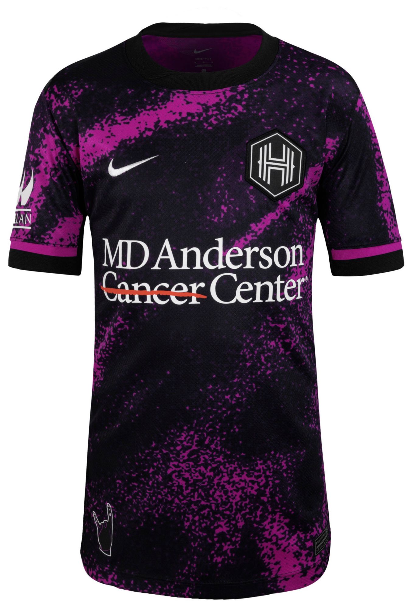 Nike Youth Houston Dash 2025-26 Purple Away Replica Jersey product image