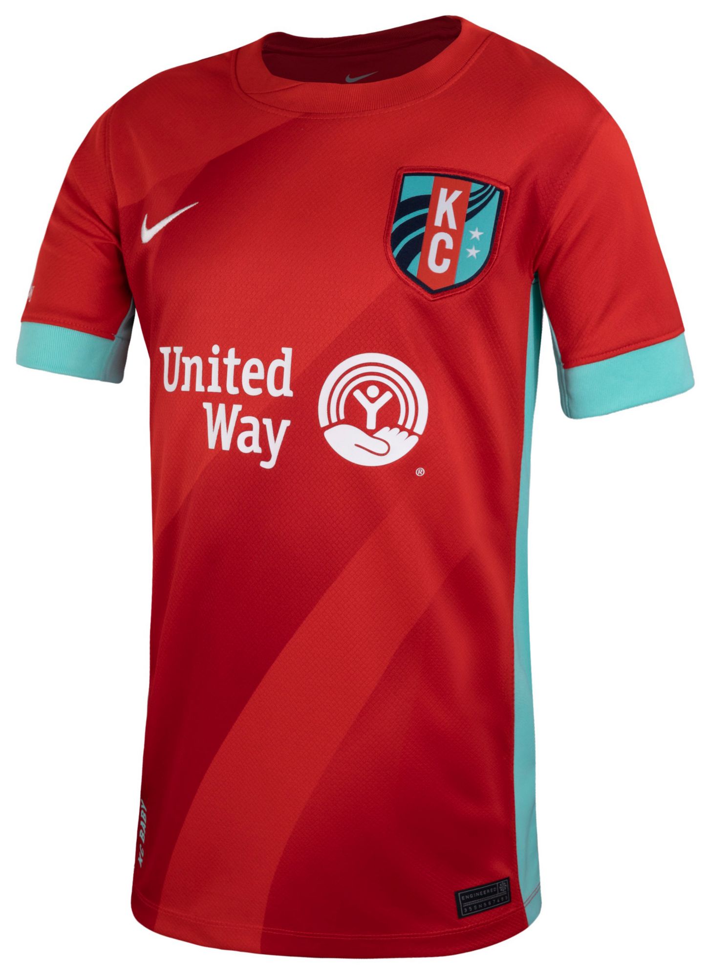 Nike Youth Kansas City Current 2024 Red Home Replica Jersey product image