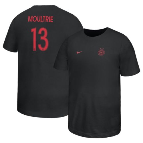 Nike Youth Portland Thorns Olivia Moultrie #13 Black Away Replica