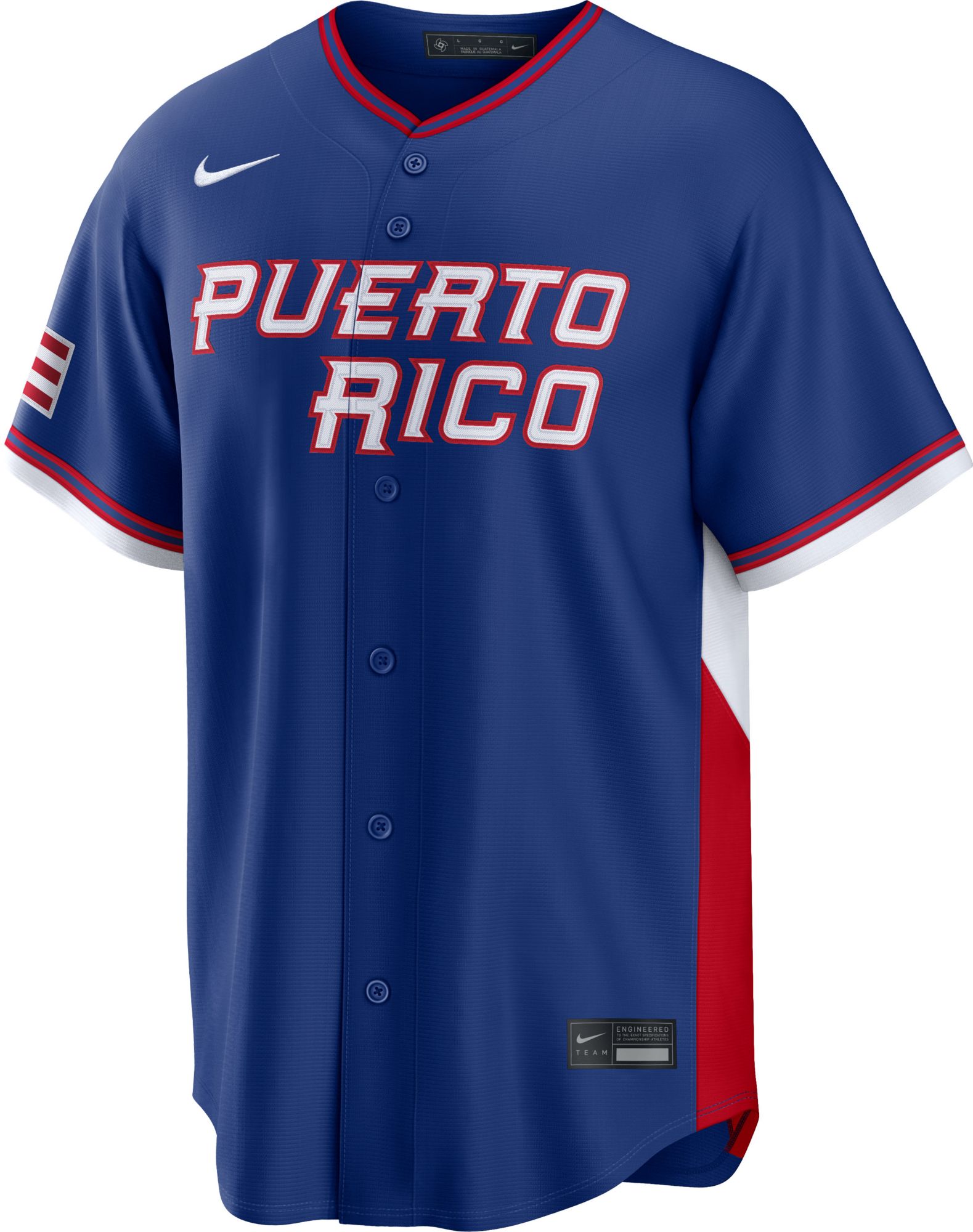 Nike Youth 2026 World Baseball Classic Puerto Rico Blank Road Jersey product image