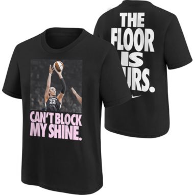 sorry, Nike Youth 2025 WNBA All-Star Game A'ja Wilson #22 Black T-Shirt is currently out of stock