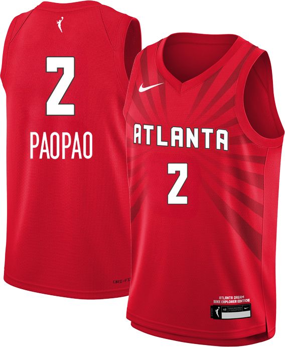 Nike Youth Atlanta Dream Te-Hina Paopao #2 Red Replica Explorer Jersey product image