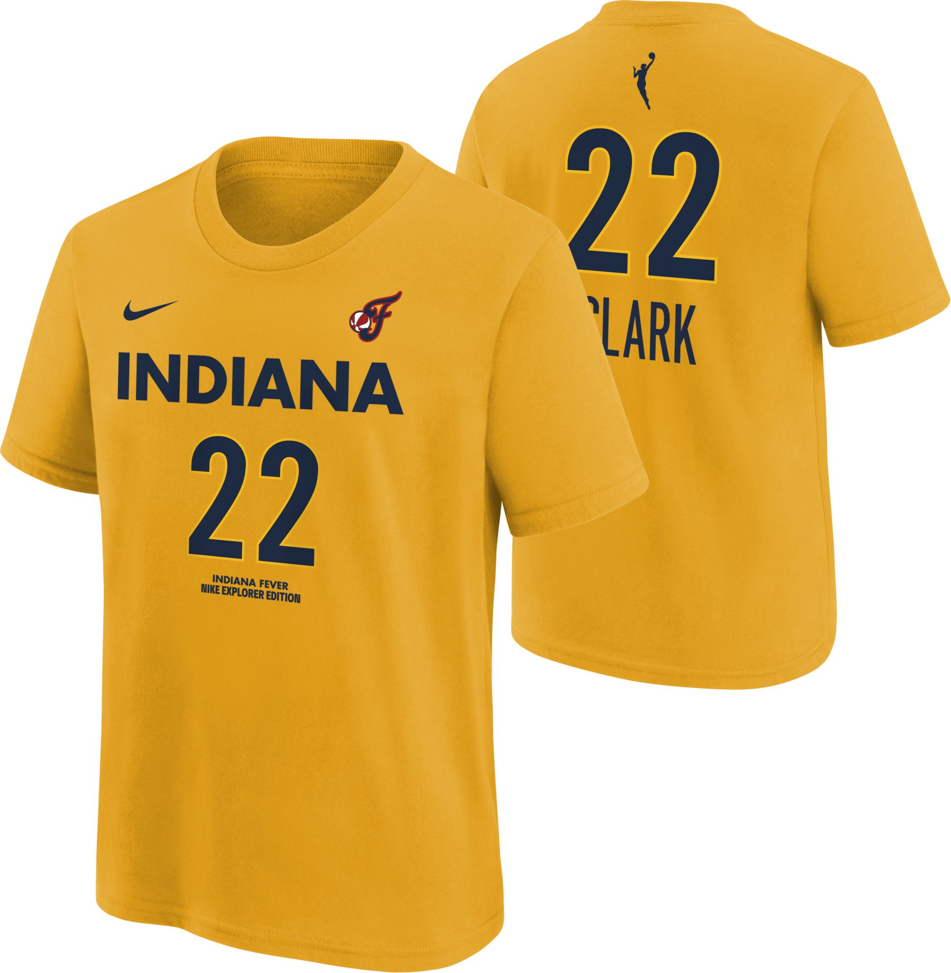 Nike Youth Indiana Fever Caitlin Clark #22 Yellow T-Shirt product image