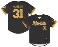 Campus Ink Men's Missouri Tigers Max Scherzer #31 Black Replica