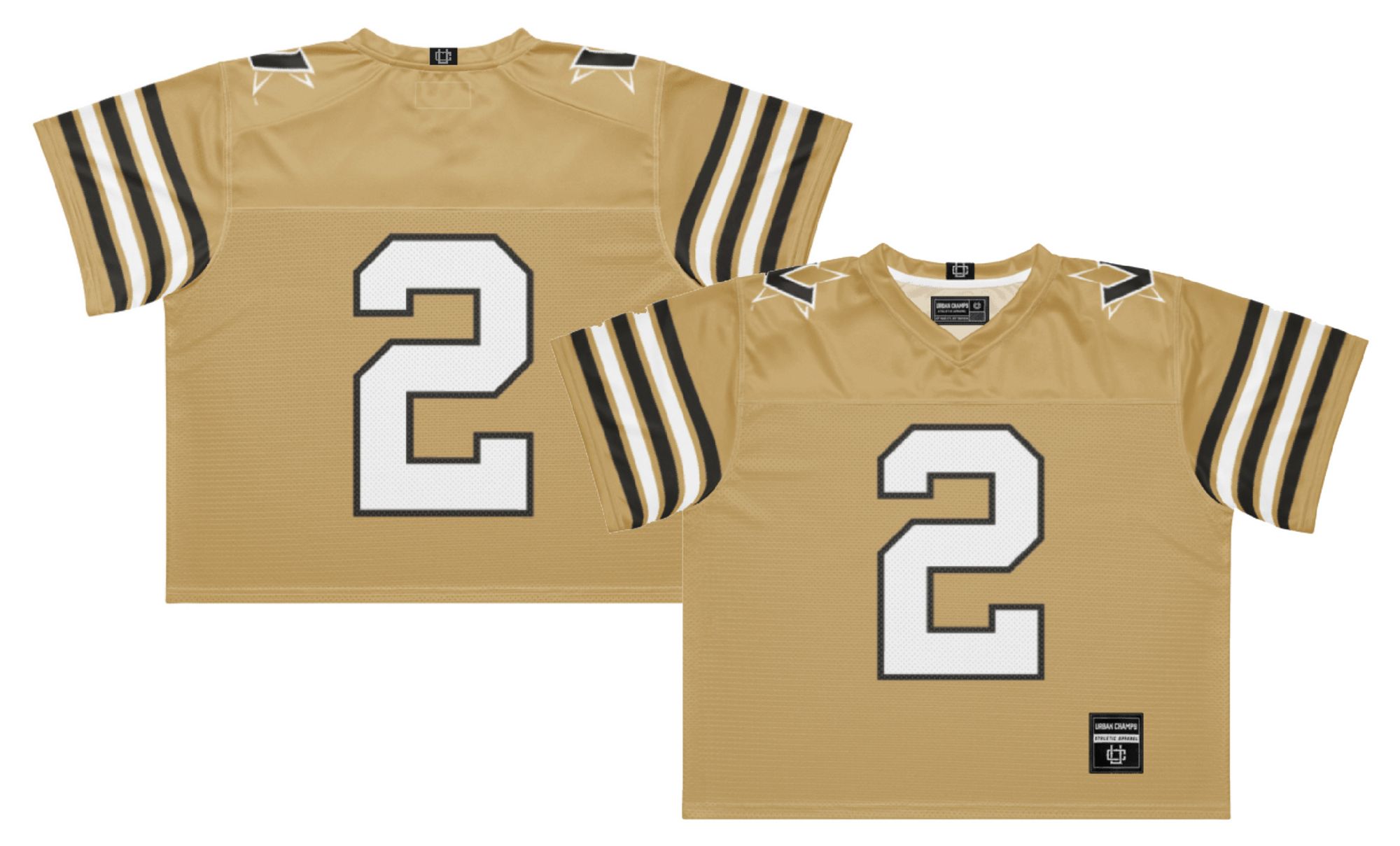 Campus Ink Men's Vanderbilt Commodores Diego Pavia #2 Gold Football Jersey product image
