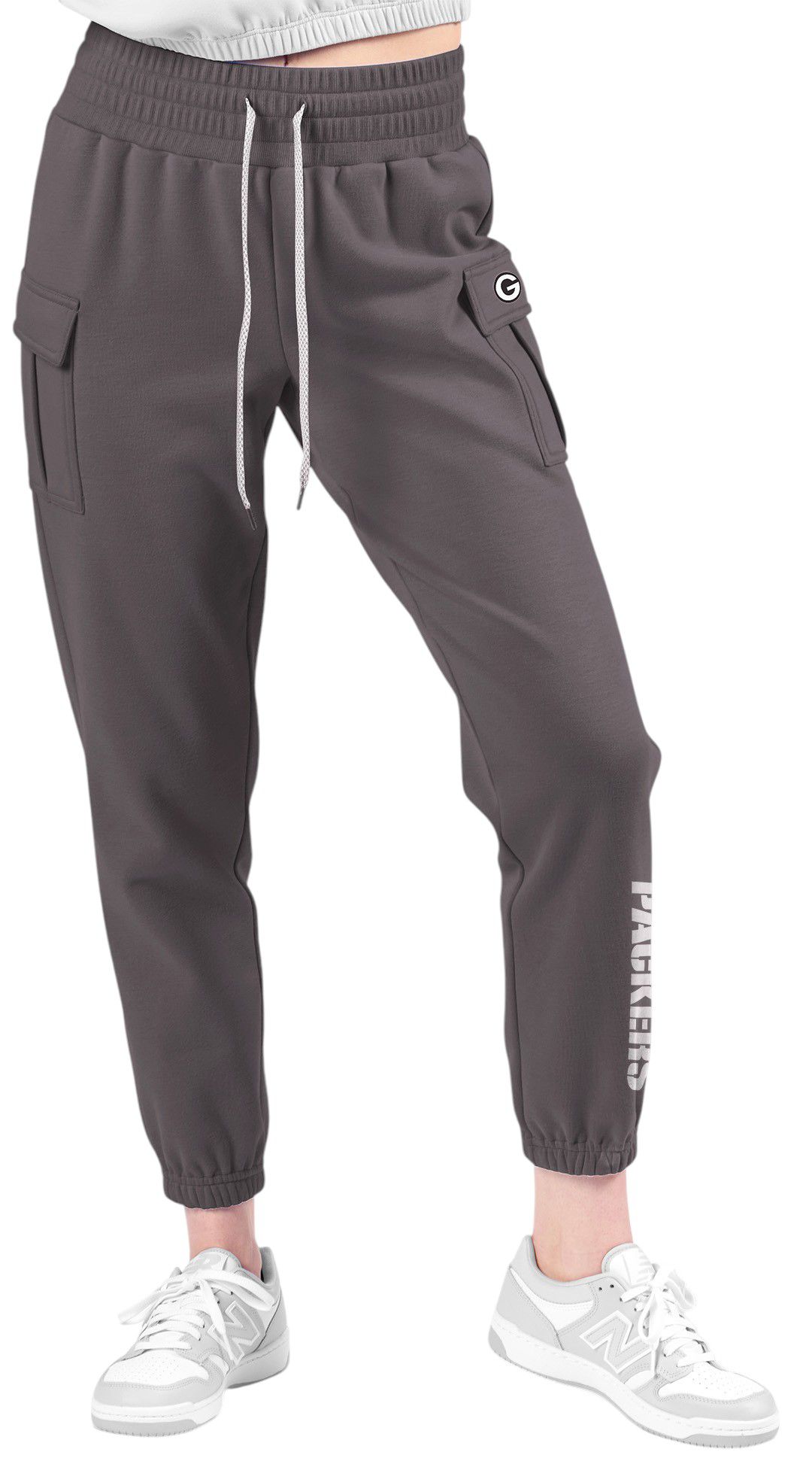 Certo Women's Green Bay Packers Dark Haze Cargo Fleece Joggers product image