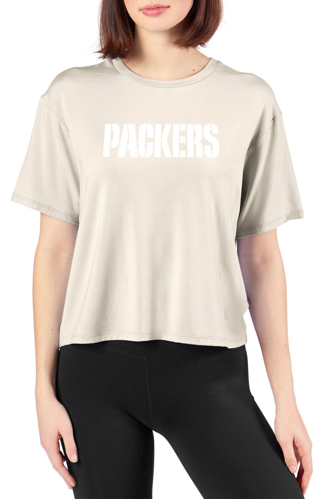 Certo Women's Green Bay Packers Off White Format T-Shirt product image