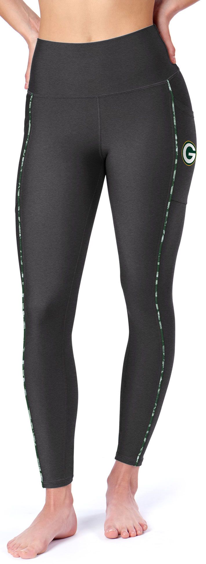 Certo Women's Green Bay Packers Black Assembly Leggings product image