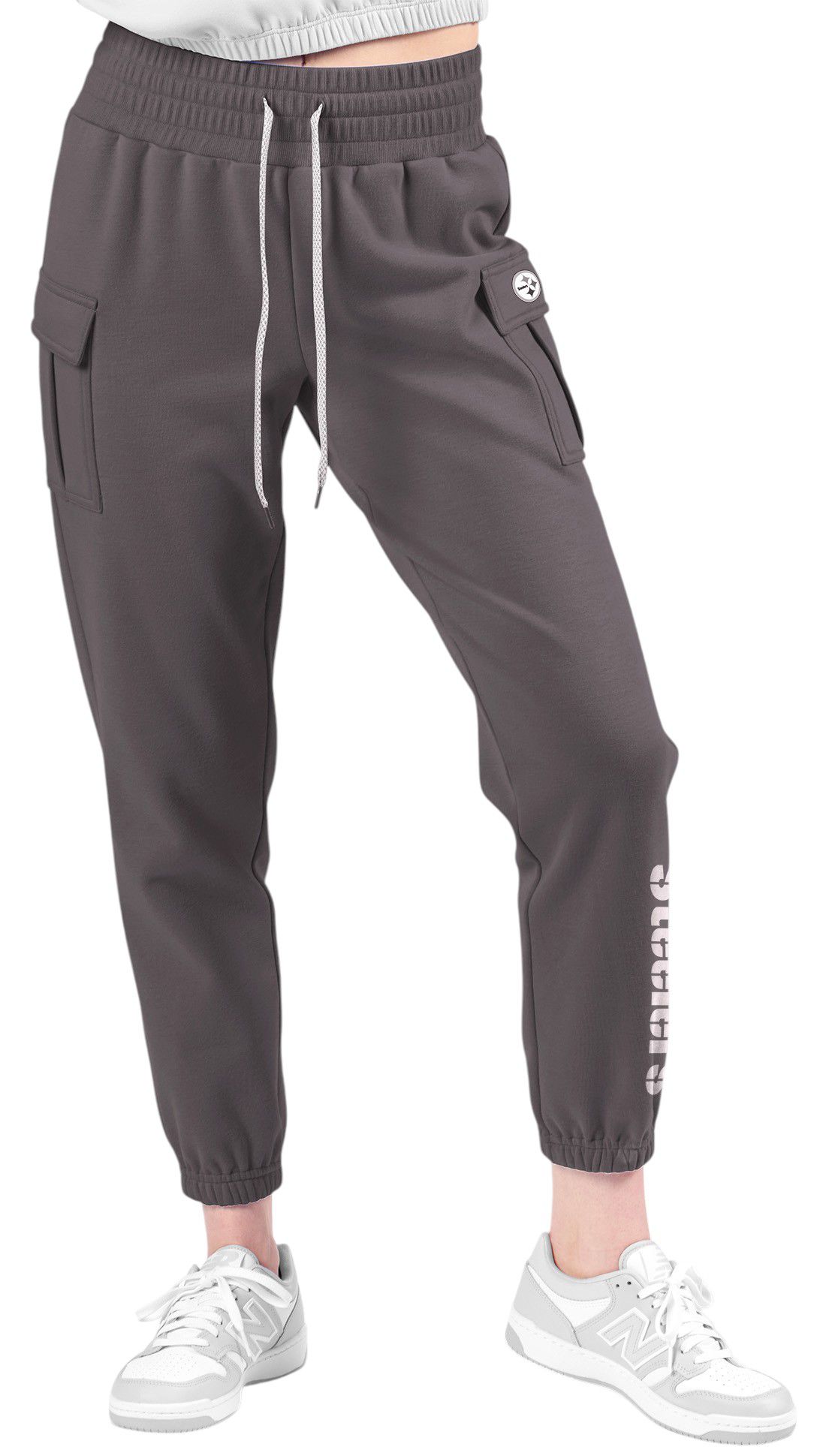 Certo Women's Pittsburgh Steelers Dark Haze Cargo Fleece Joggers product image