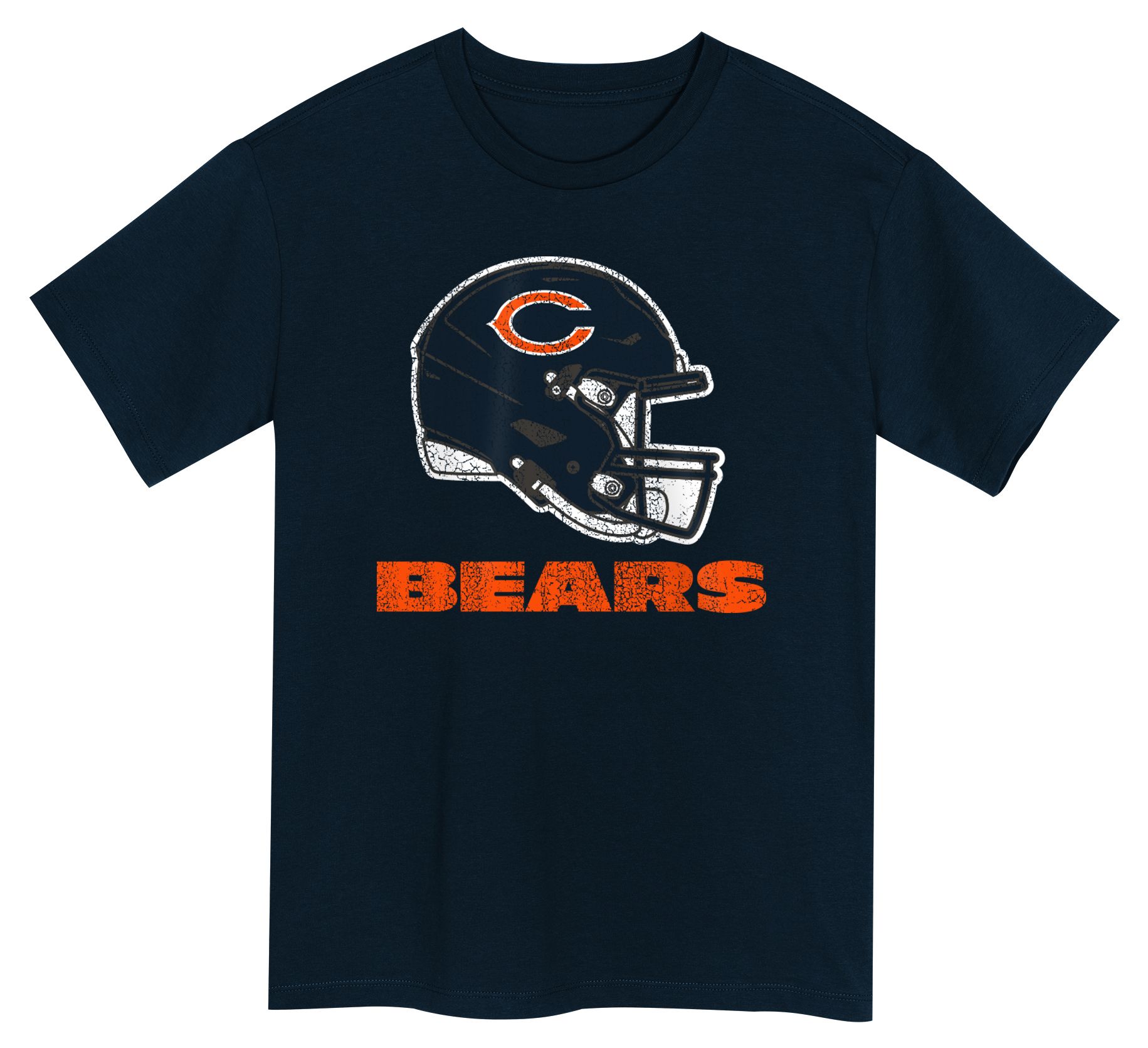 NFL Team Apparel Boys' Chicago Bears Navy 4-7 Get Loud Short Sleeve T-Shirt product image
