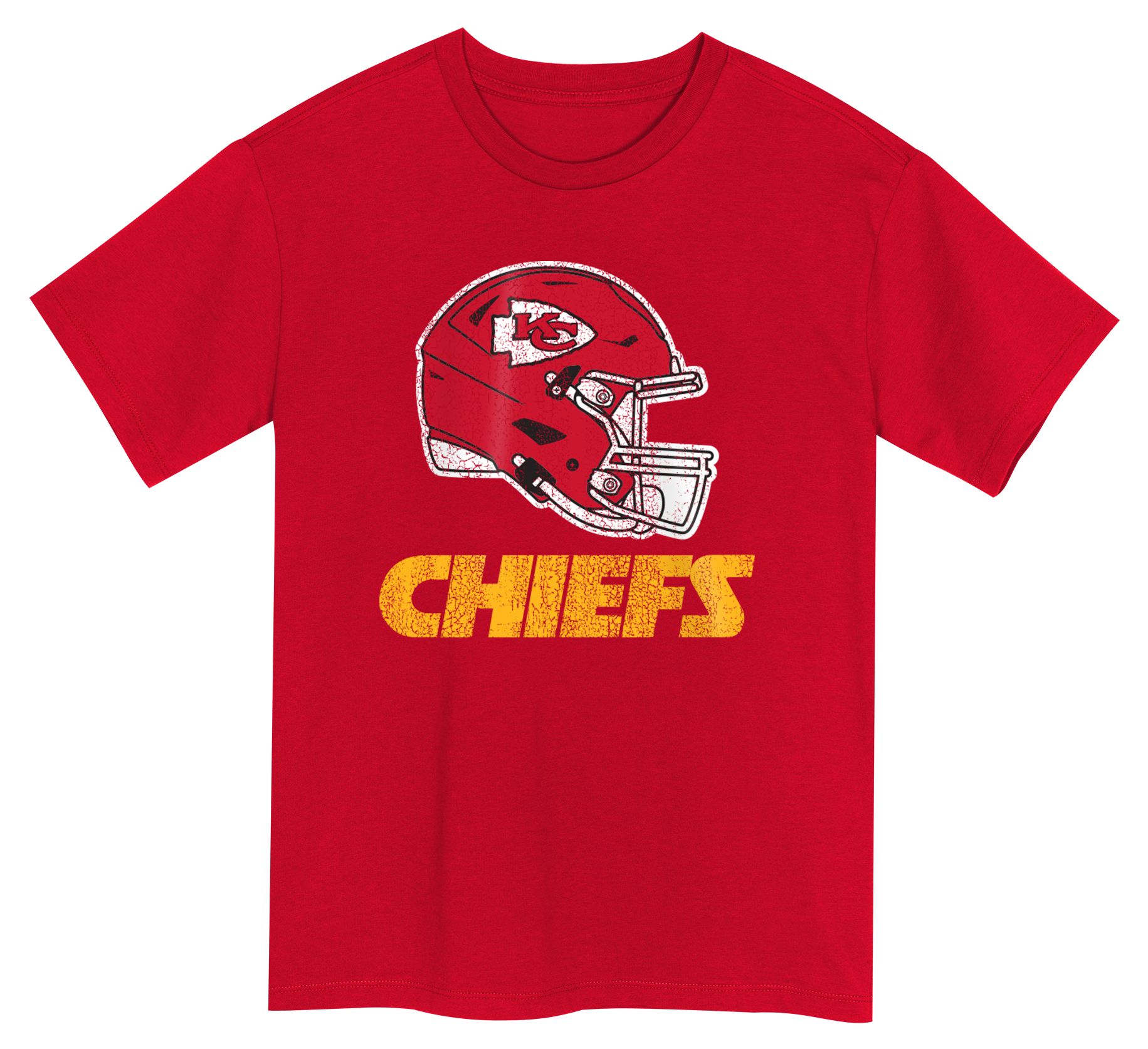 NFL Team Apparel Boys' Kansas City Chiefs Red 4-7 Get Loud Short Sleeve T-Shirt product image